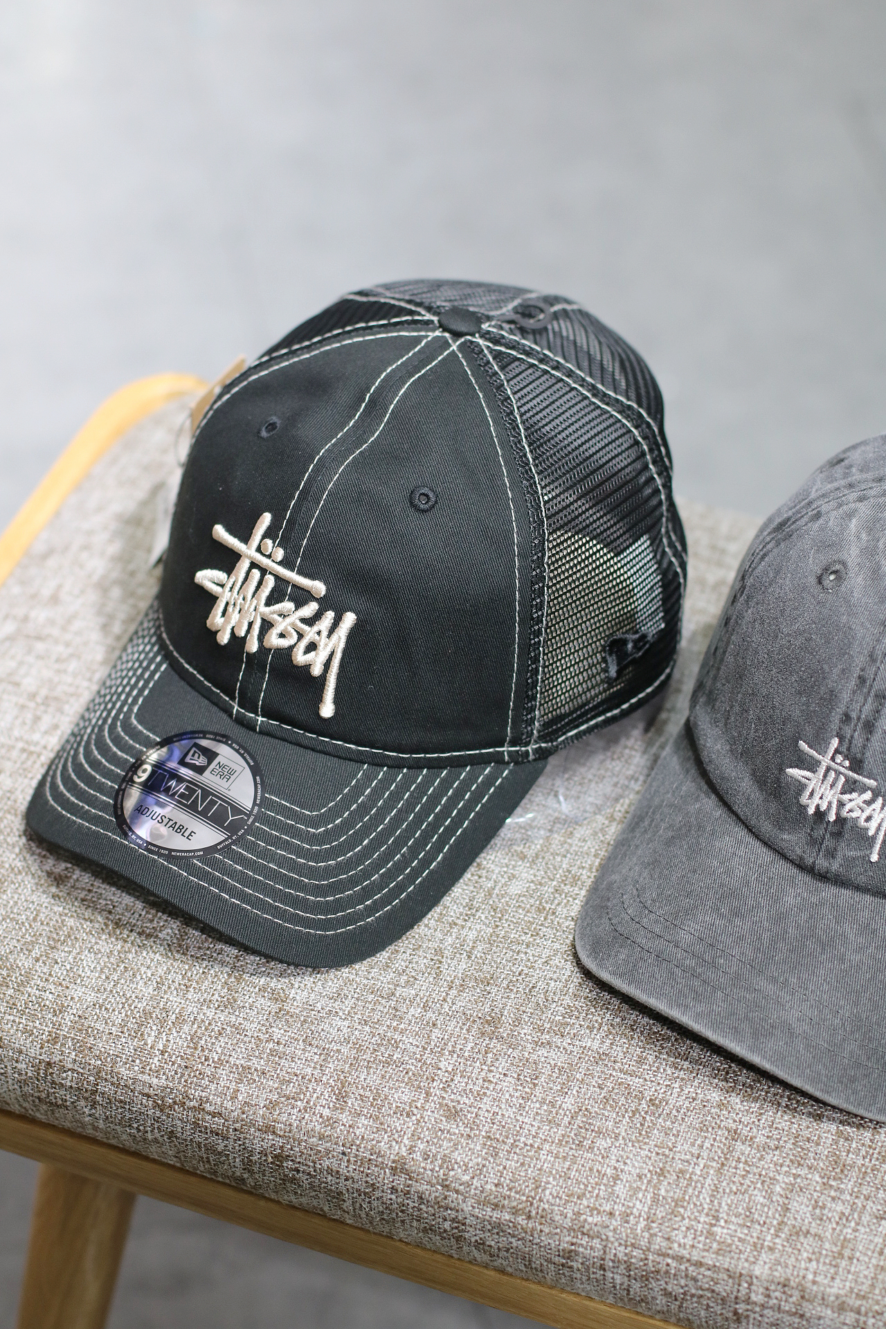 STÜSSY X NEW ERA 9TWENTY BASIC TRUCKER /LOW PROFILE BIG