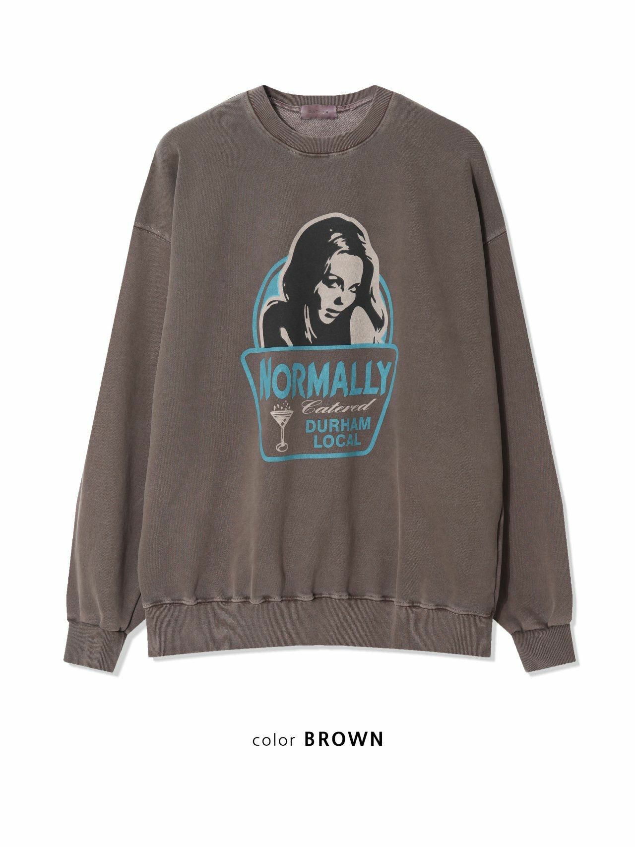 洗水英文字圖案衛衣 GATHER-028T