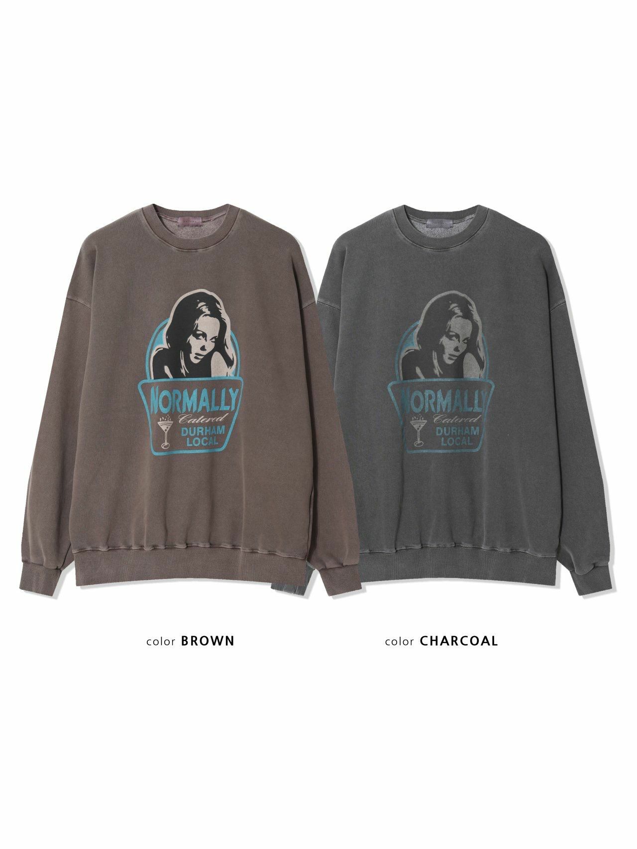 洗水英文字圖案衛衣 GATHER-028T