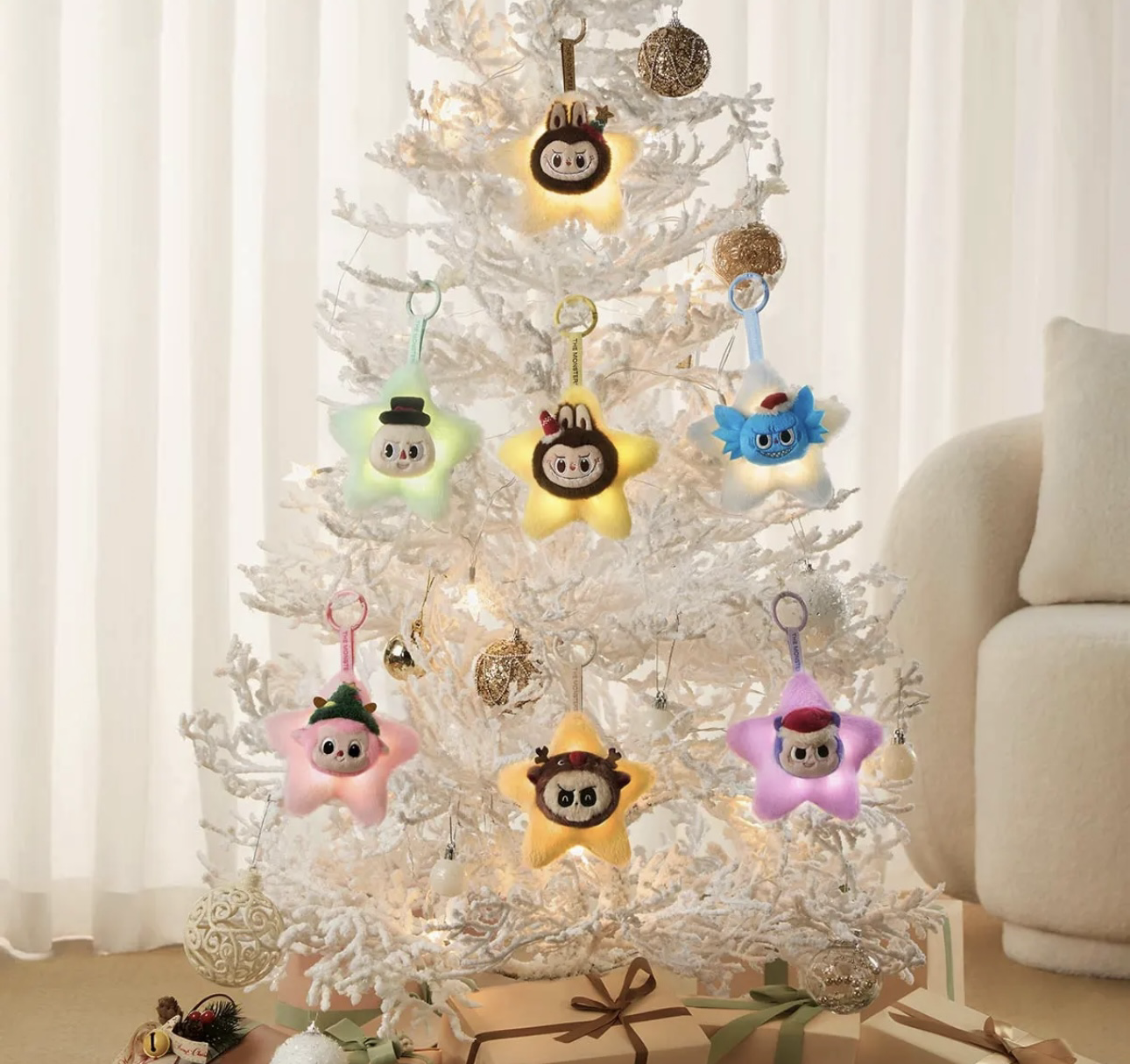 🎏預訂🎏 THE MONSTERS經典系列-閃閃毛絨掛件盲盒 LABUBU