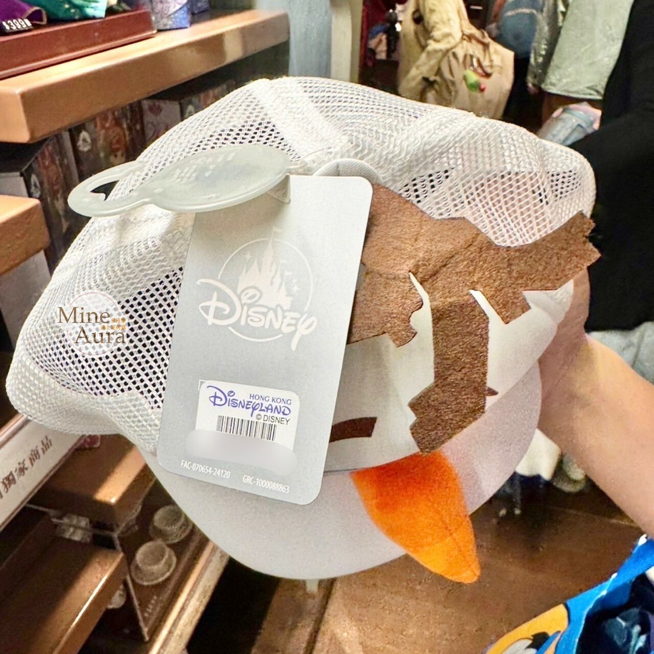 雪寶 Olaf 立體 造型帽 棒球帽 冰雪奇緣 Frozen -香港迪士尼樂園