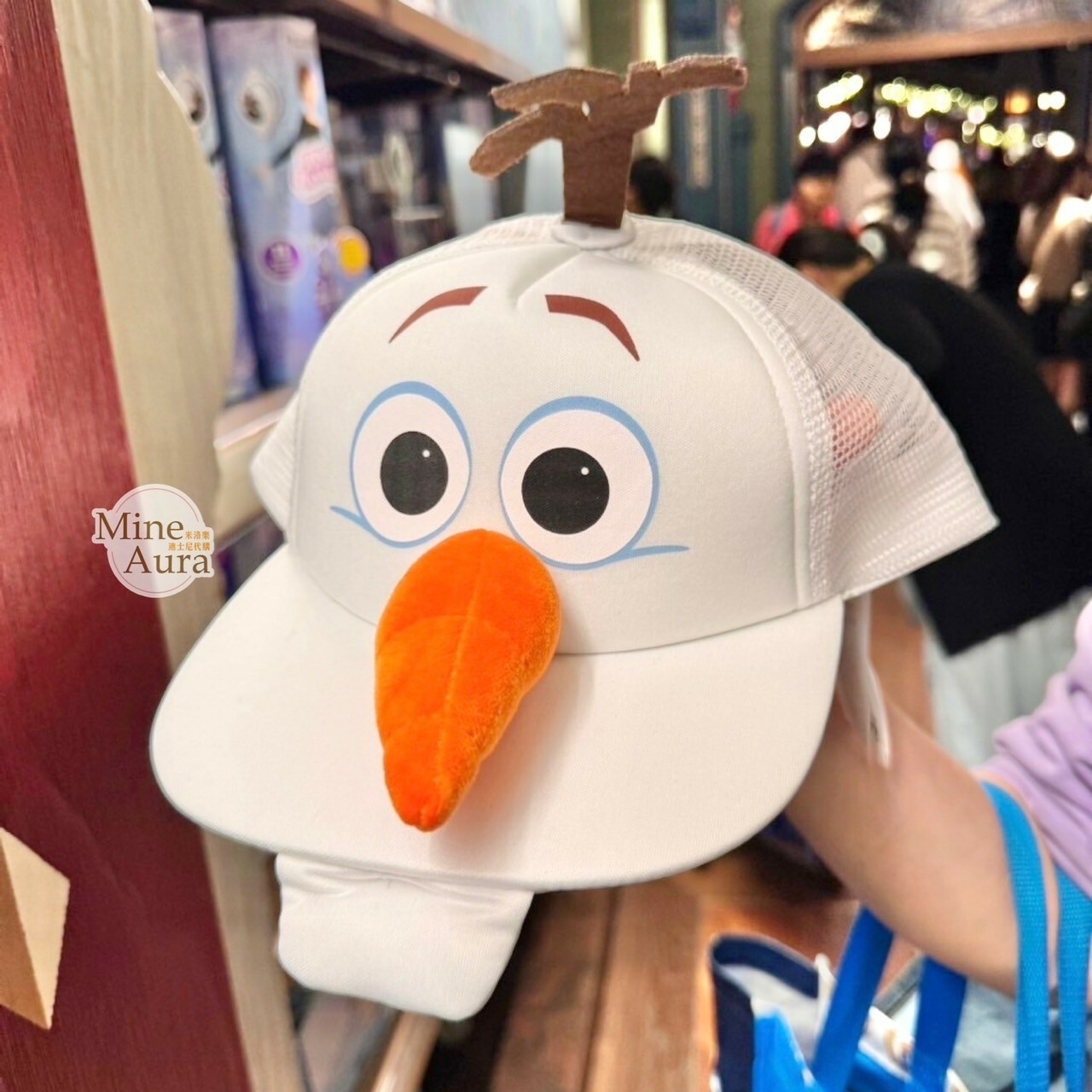 雪寶 Olaf 立體 造型帽 棒球帽 冰雪奇緣 Frozen -香港迪士尼樂園