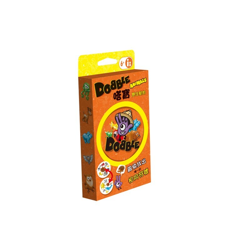 嗒寶: 動物篇 (環保包) 中文版桌遊 適合6歲以上 Dobble Animals Blister Eco