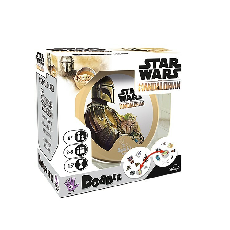 嗒寶: 星際大戰曼達洛人 中文版桌遊 適合6歲以上 Dobble Star Wars the Mandalorian