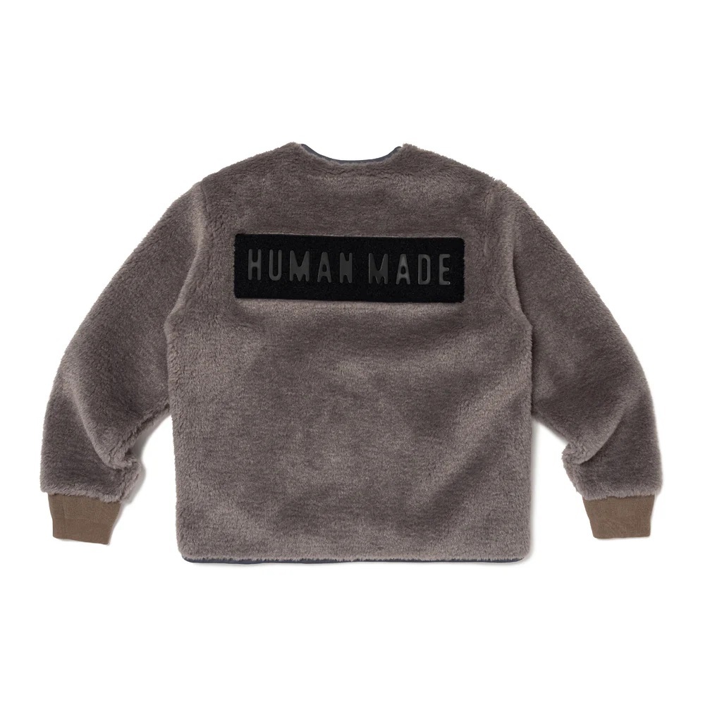 HUMAN MADE 2024 A/W BOA LINER JACKET - GREY PRE ORDER ITEM (預訂中)