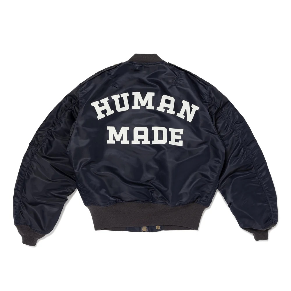 HUMAN MADE 2024 A/W FLIGHT JACKET - NAVY PRE ORDER ITEM (預訂中)