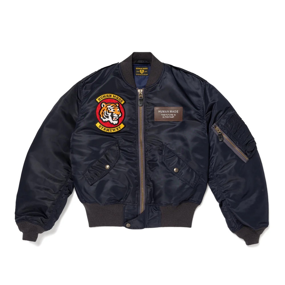 HUMAN MADE 2024 A/W FLIGHT JACKET - NAVY PRE ORDER ITEM (預訂中)