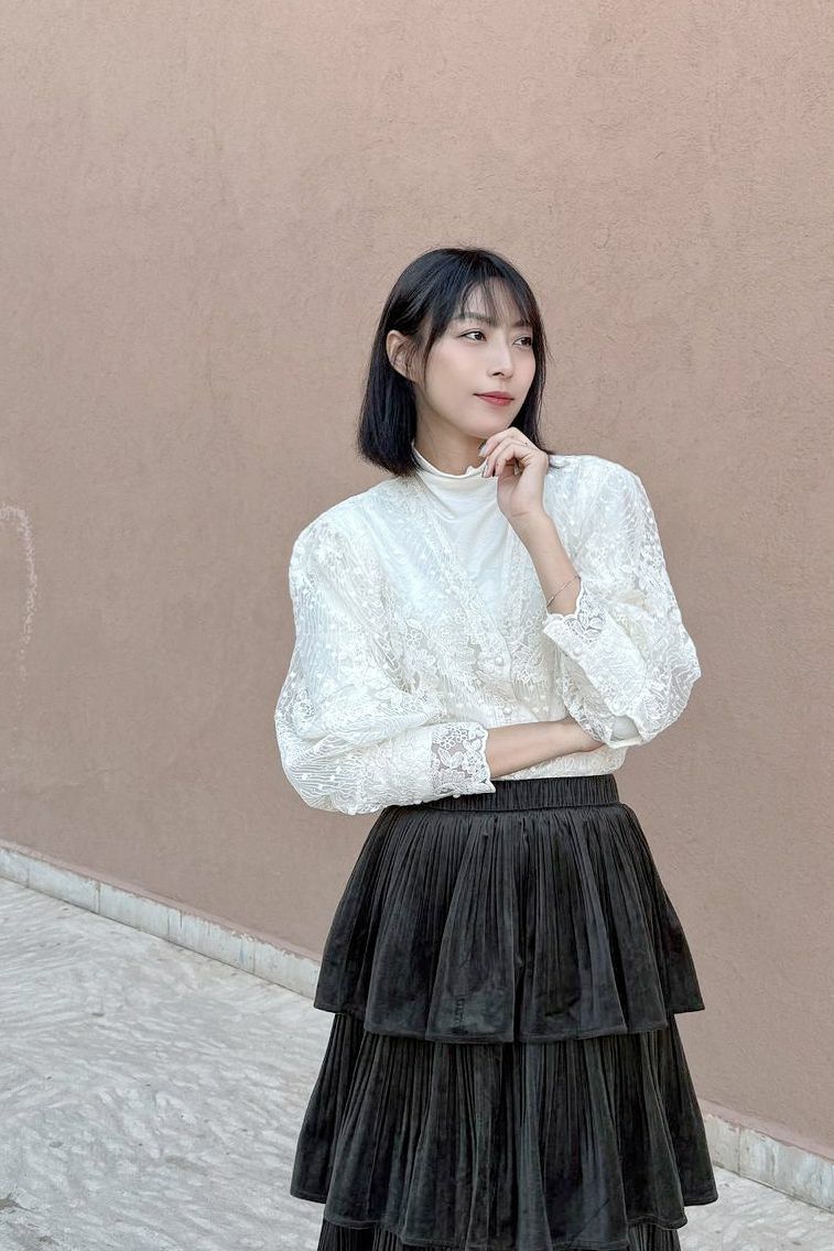 TOP#6621 🤍千金輕紗上衣