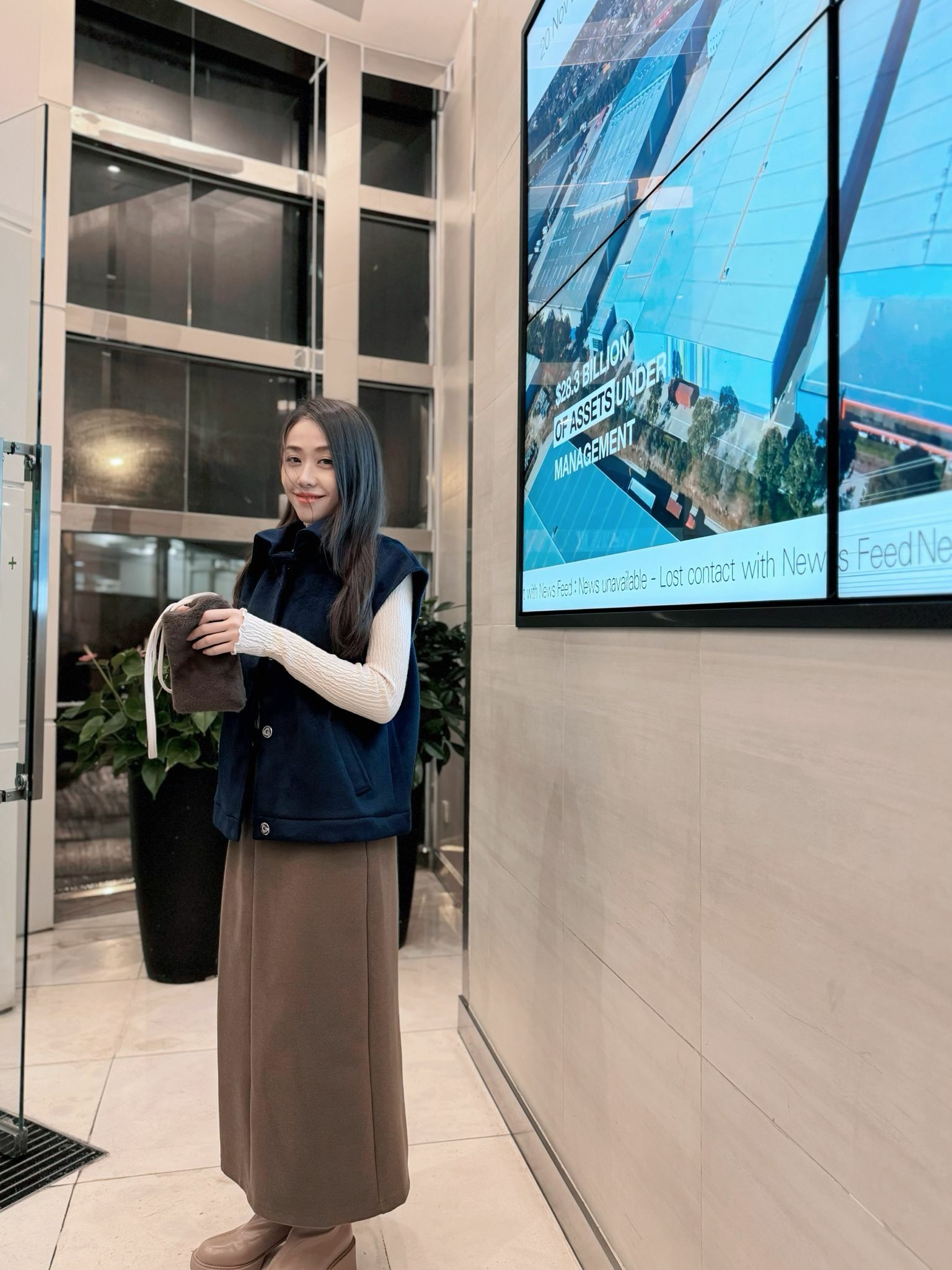 JK#6604 🤍暖織領絨背心褸