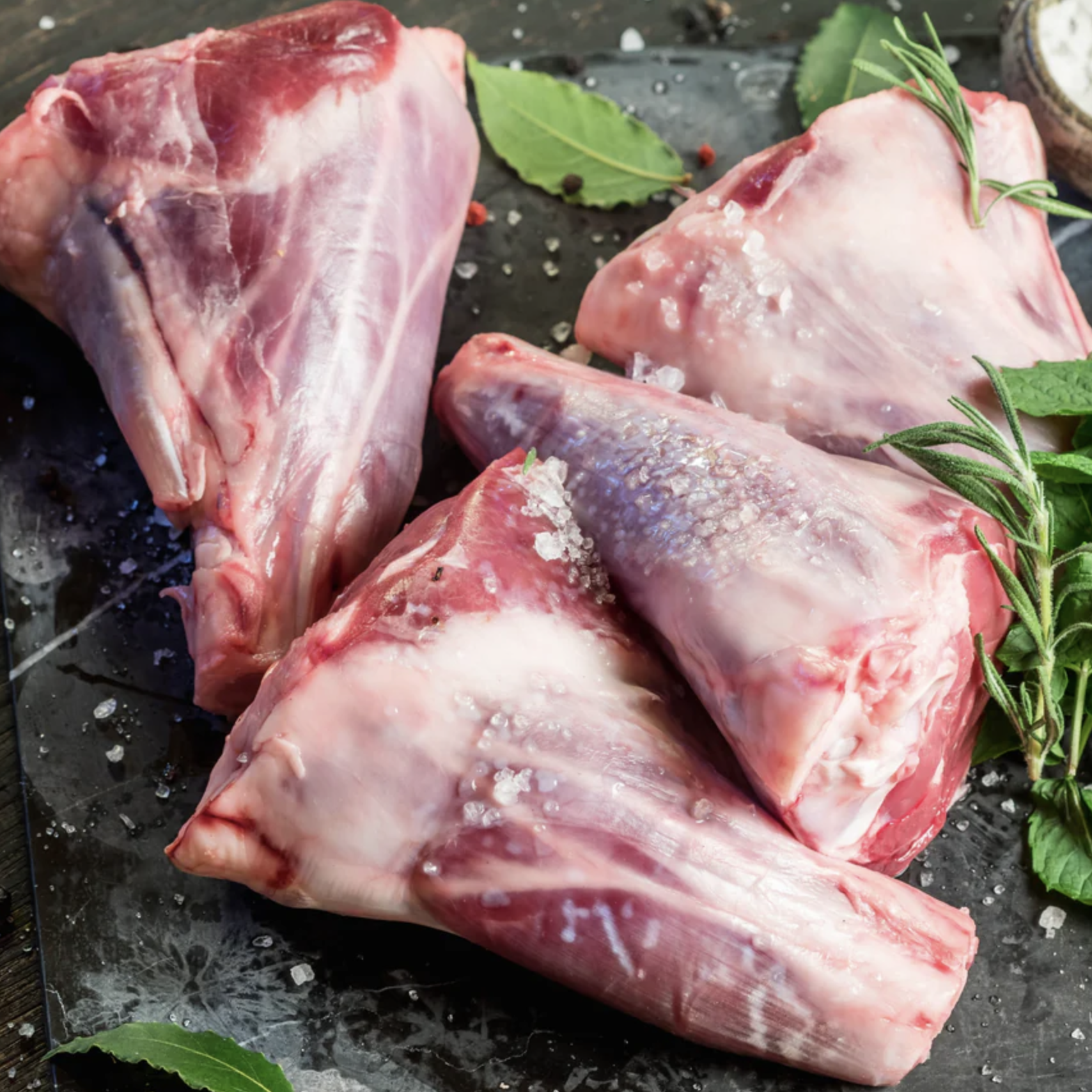 Aus Lamb Hind Shanks - (1 - 1.1kg) (Frozen)
