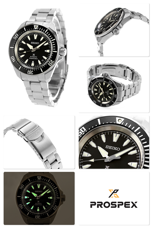 Seiko 精工 Prospex SBDY131 / SRPL13K1 Black Dial Automatic Diver 200M Stainless Steel Watch 黑色錶盤 自動潛水員 200M 不鏽鋼手錶