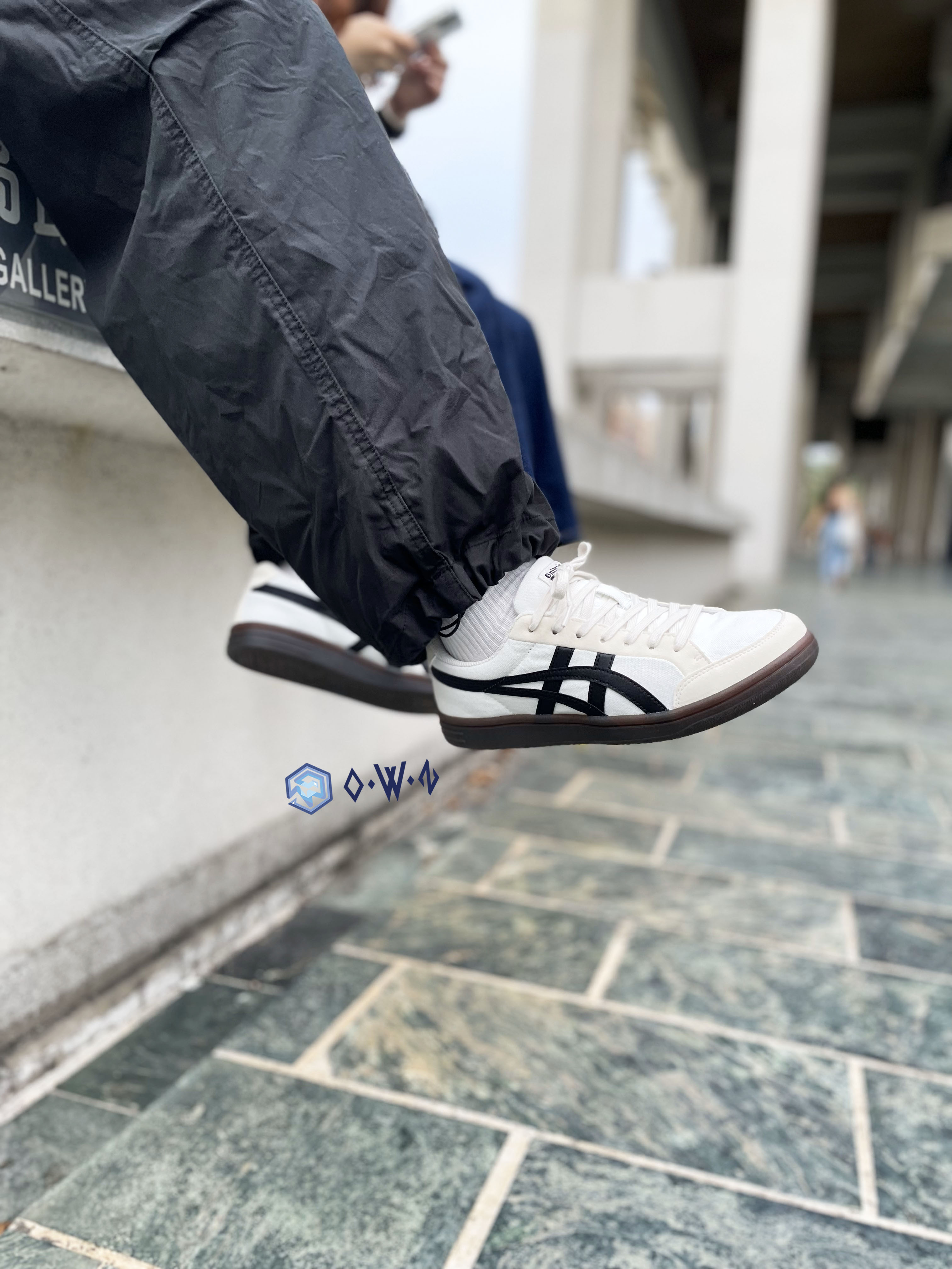 【OWN】Onitsuka Tiger 鬼塚虎 德訓鞋 帆布 平底 休閒 不分男女 白米 1183B799-101