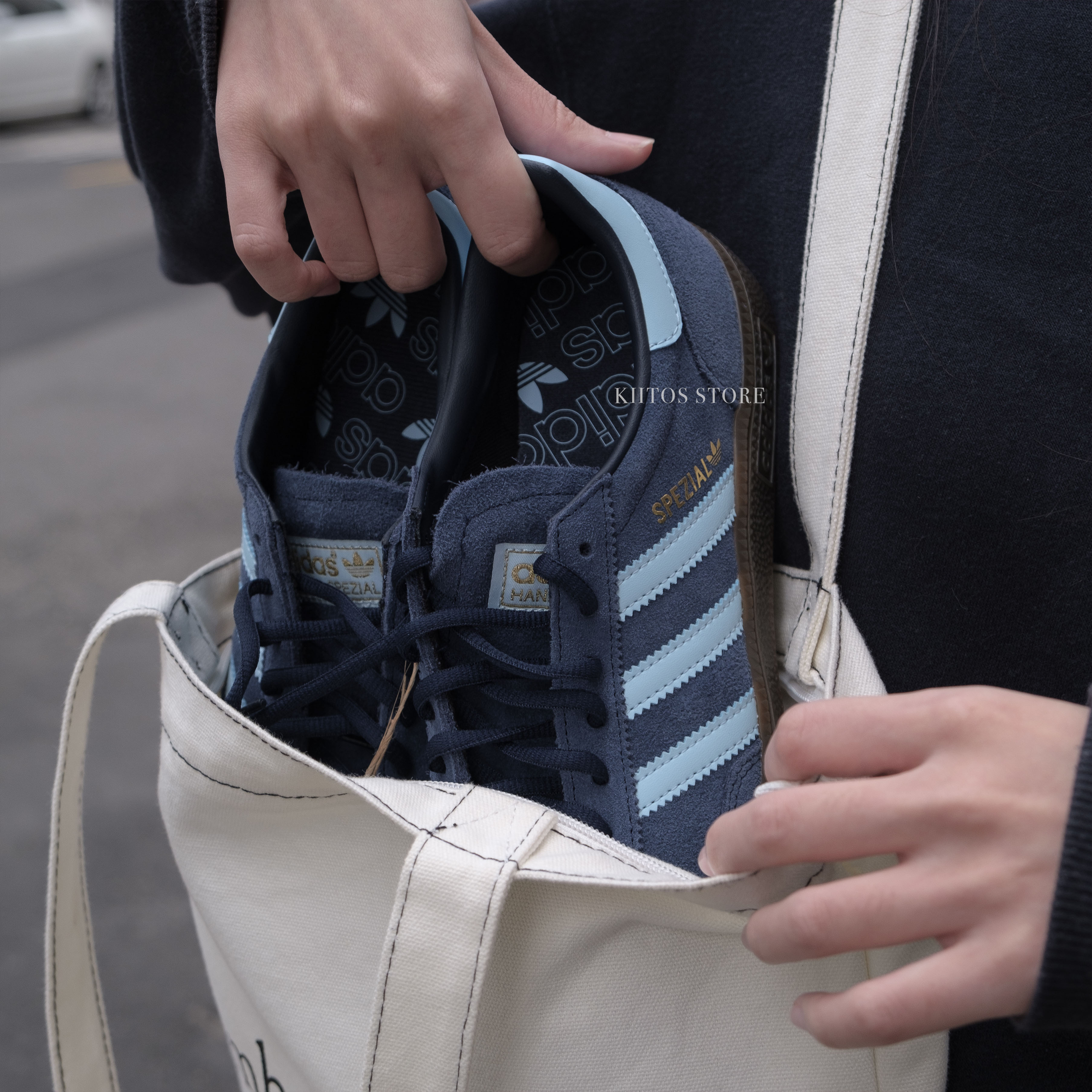 ADIDAS ORIGINALS HANDBALL SPEZIAL 海軍水藍麂皮 BD7633