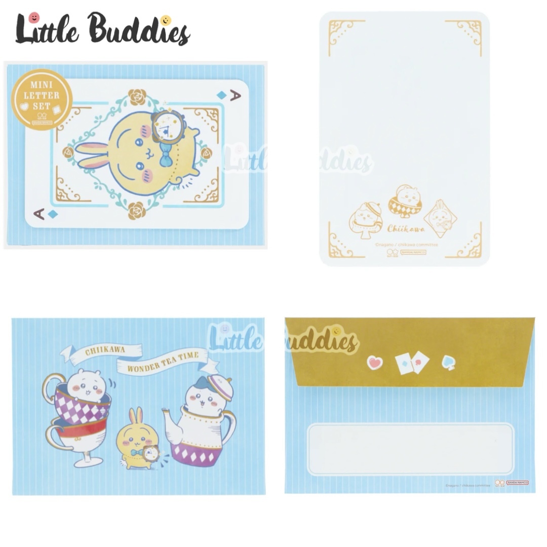 日本 chiikawa 吉伊卡哇 Wonder Tea Time系列 - 迷你信封信紙套裝