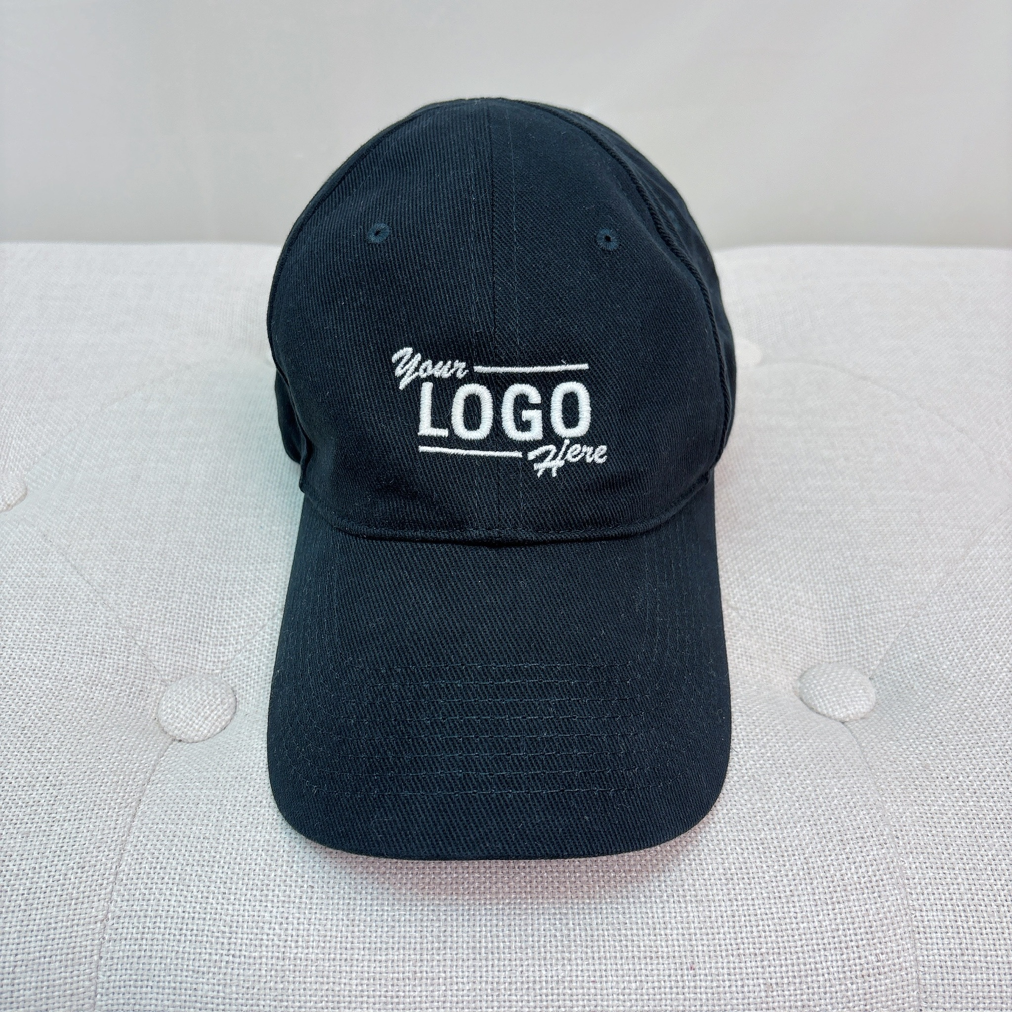 Balenciaga Your Logo Here Hat - Black / Shw