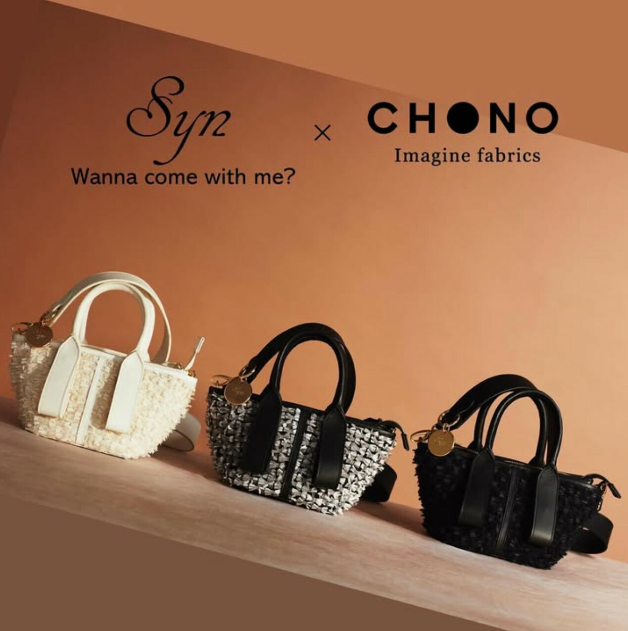 羽毛剪設計款迷你3way托特包