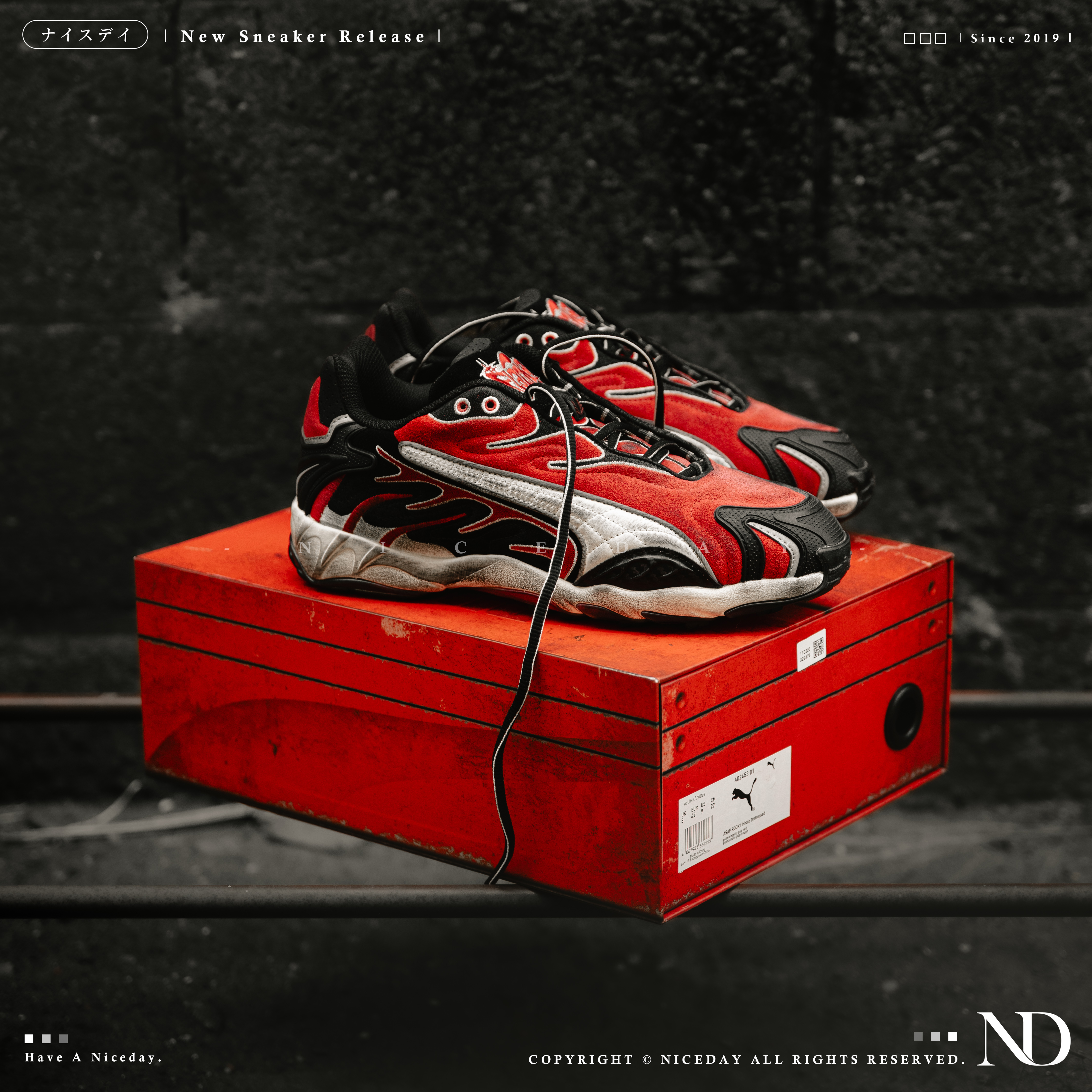 NICEDAY 代購 A$AP Rocky x PUMA Inhale OG 聯名款 仿舊 髒髒鞋 速可達硬漢