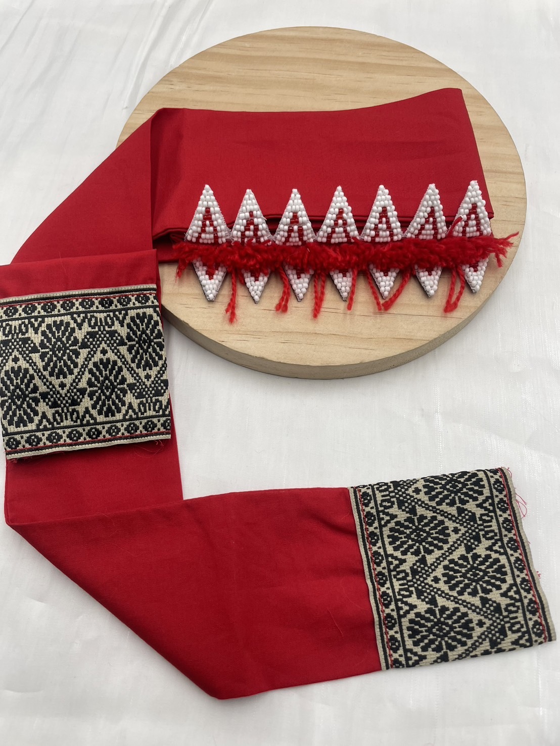 No.3大人款14瓣珠繡額花120cm