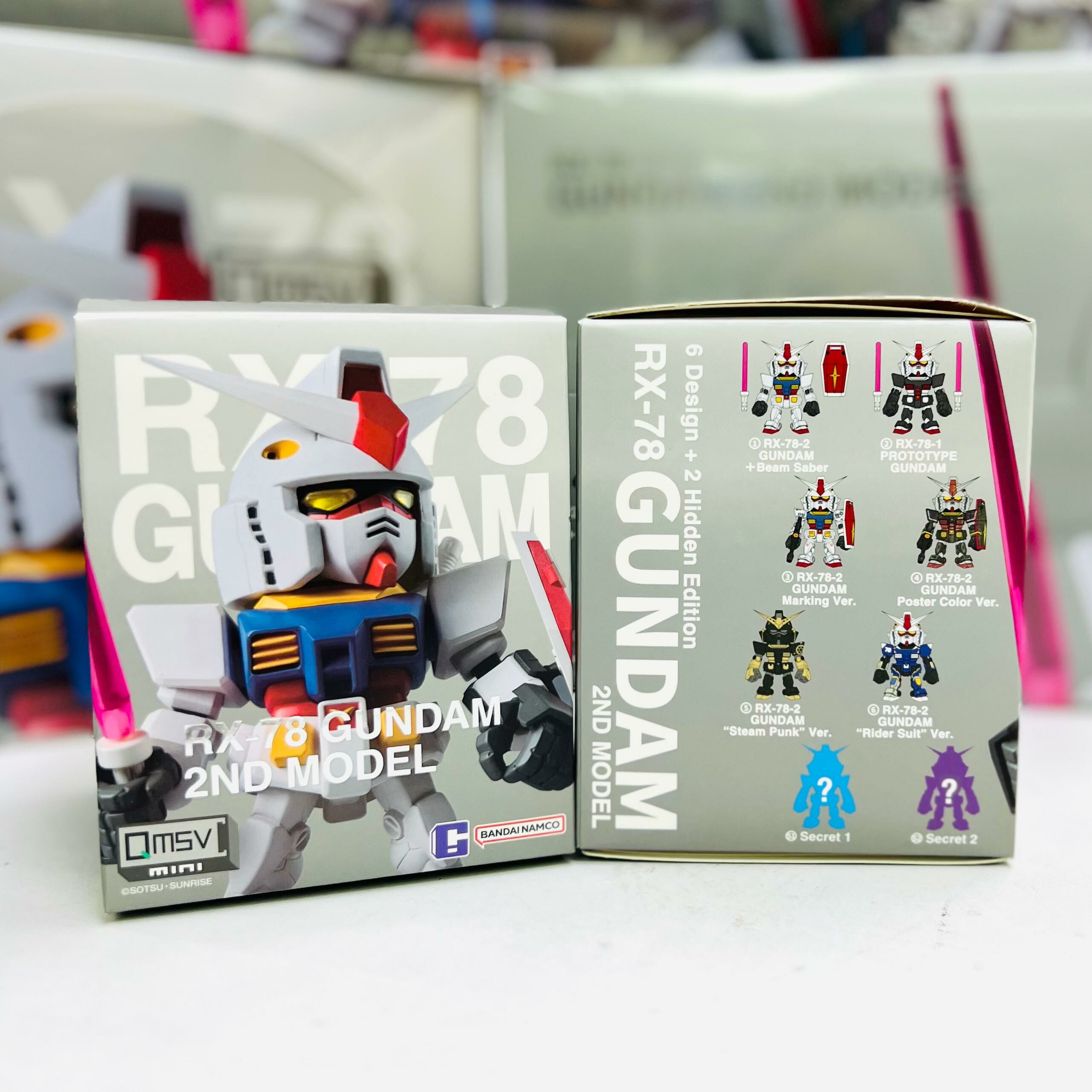 QMSV MINI Gundam RX-78-2 2.0 Series (Gundam With Beam Saber) Blind Boxes (Bandai Namco )