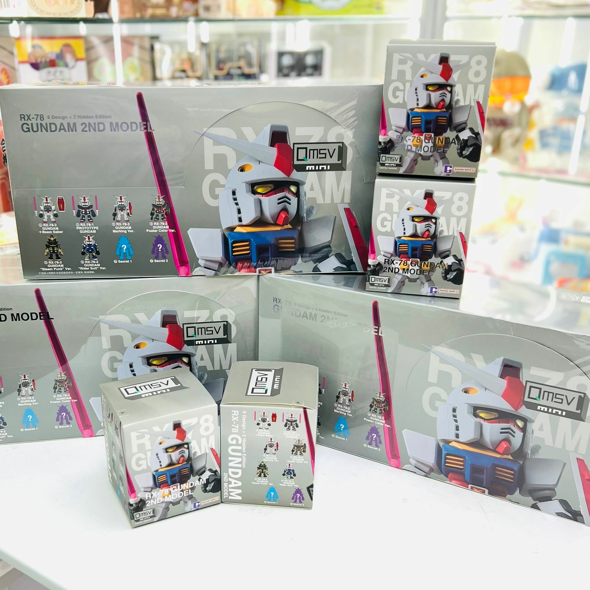 QMSV MINI Gundam RX-78-2 2.0 Series (Gundam With Beam Saber) Blind Boxes (Bandai Namco )