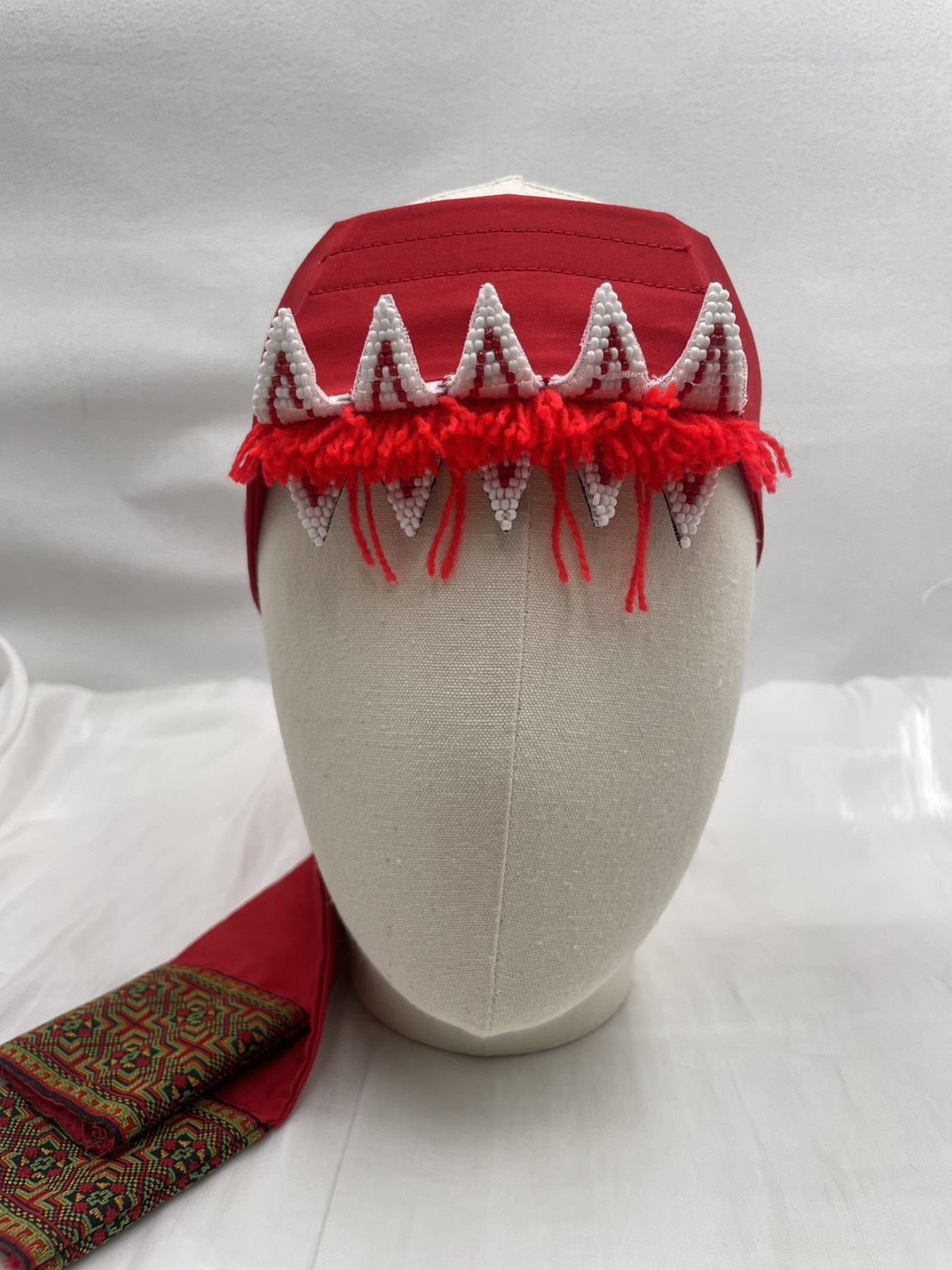 No.1(亮)大人款10瓣珠繡額花120cm