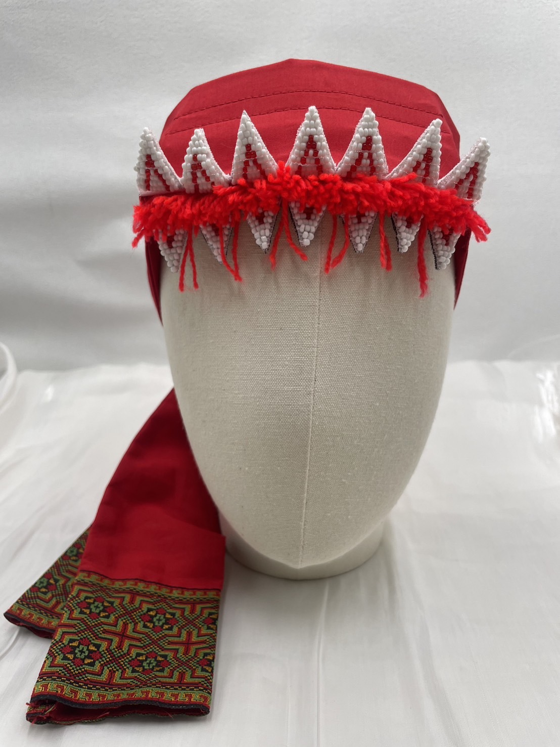 No.3(亮)大人款14瓣珠繡額花120cm