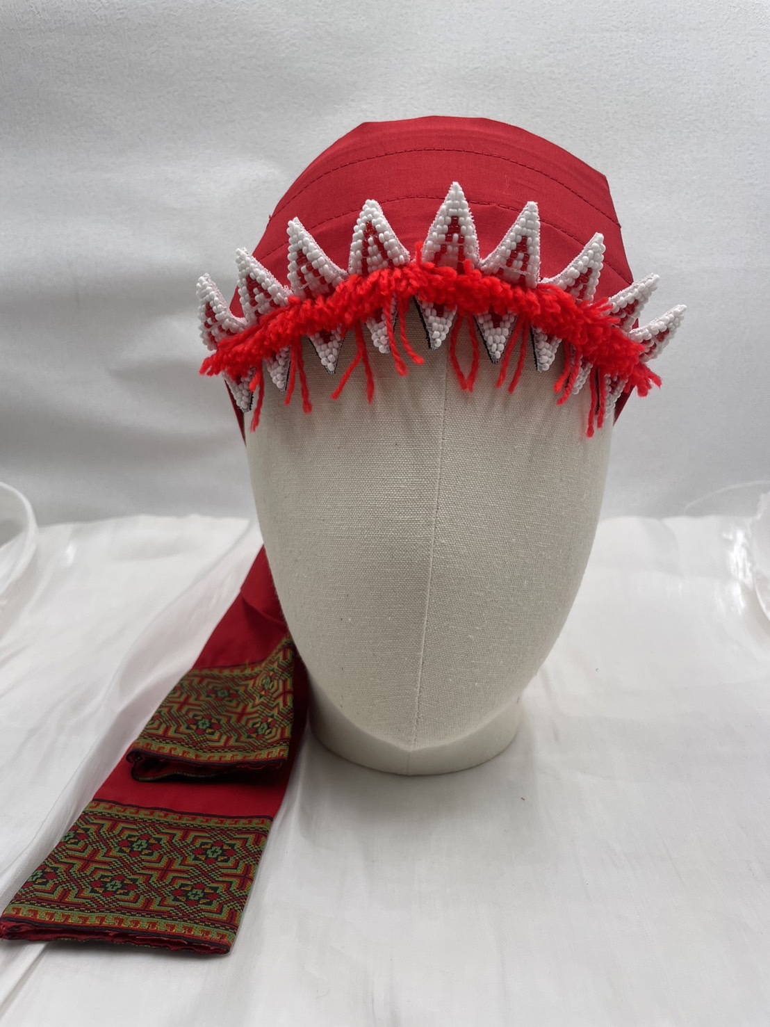 No.5(亮)大人款18瓣珠繡額花120cm