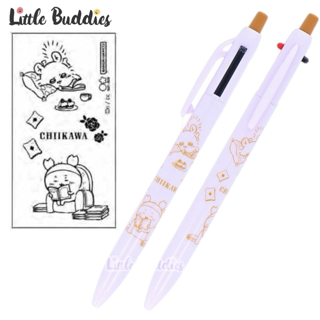 日本 chiikawa 吉伊卡哇 Wonder Tea Time系列 - 雙色原子+鉛芯筆