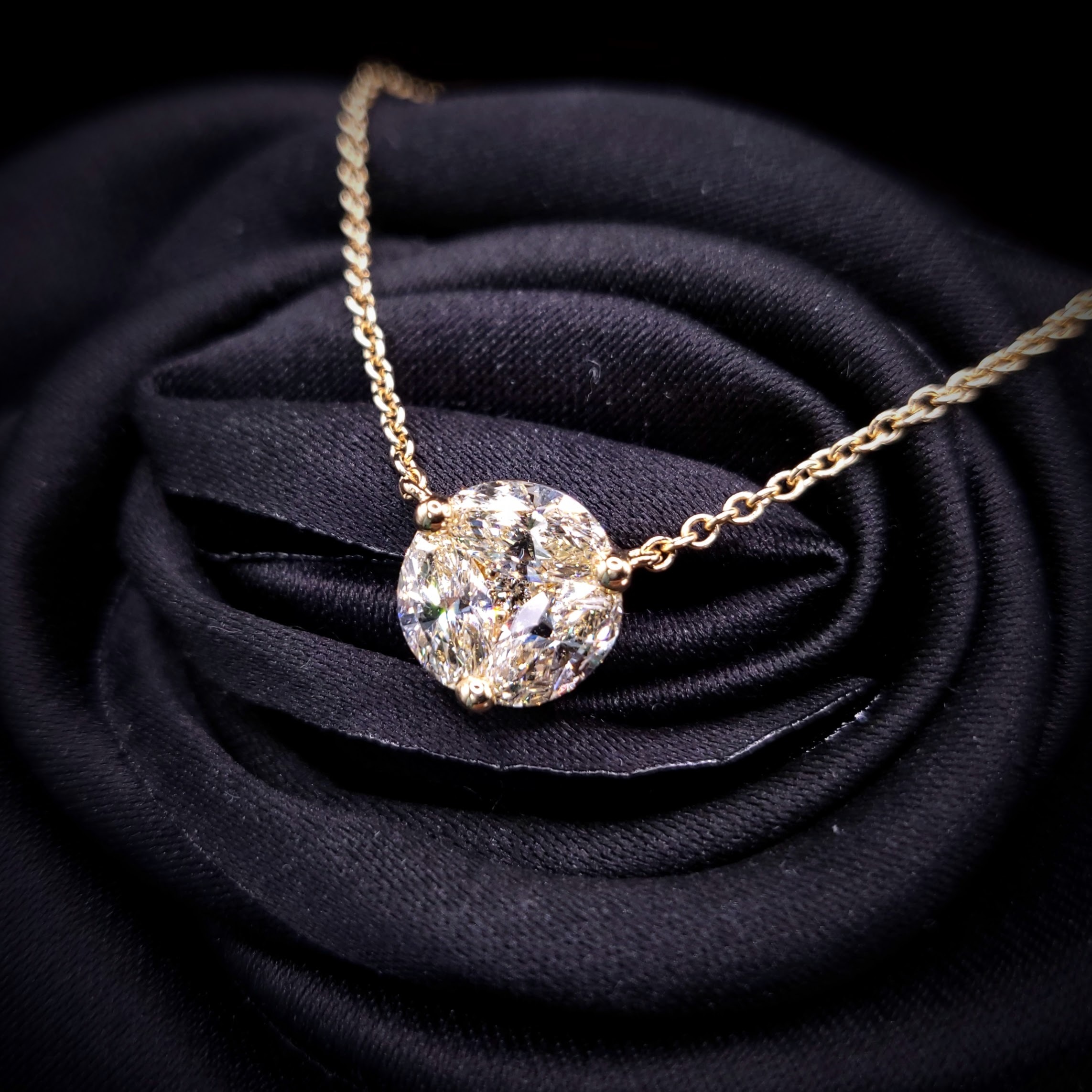 18K Gold 1.05ct Diamond Necklace