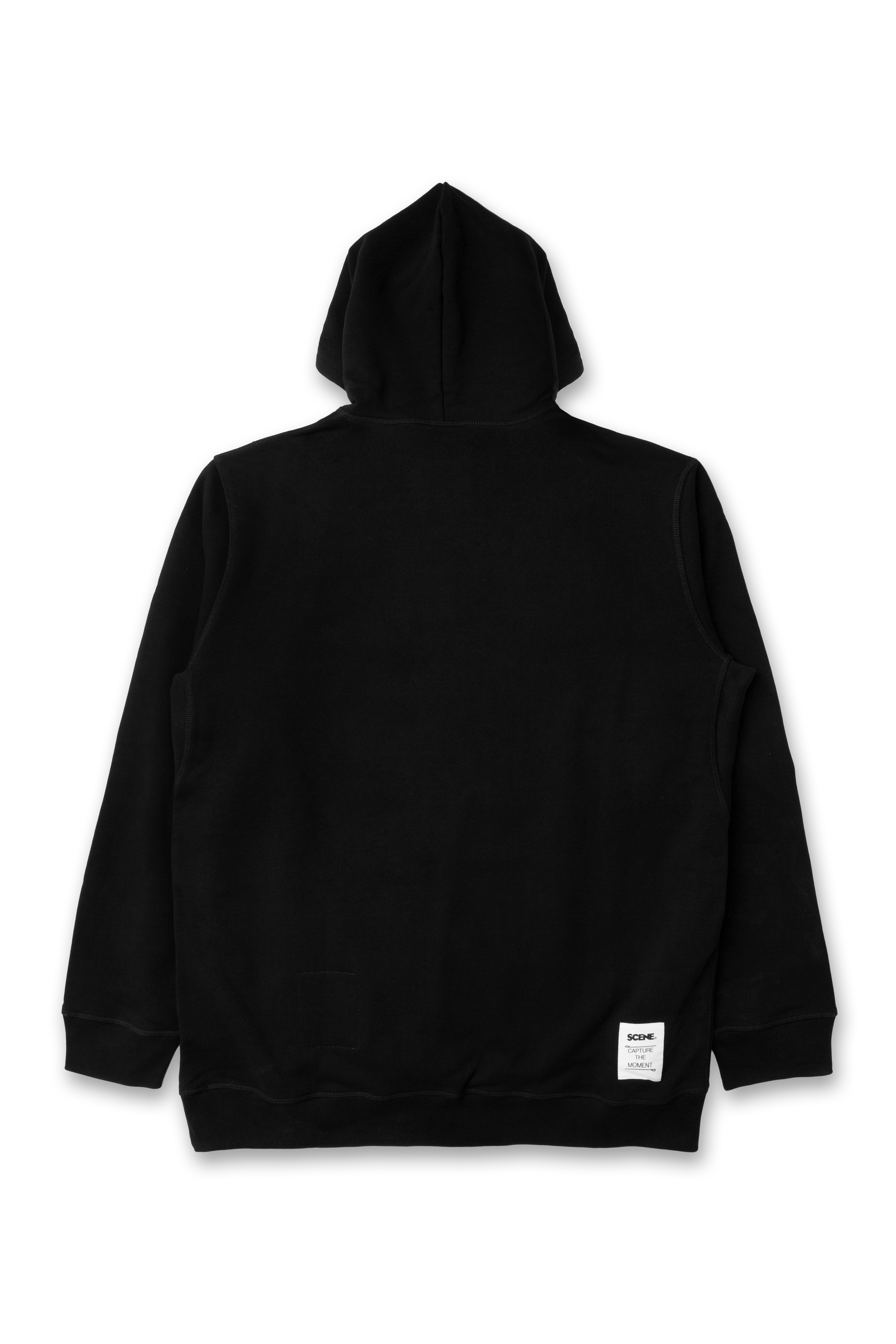 Scene Camo Logo Hoodie // Black