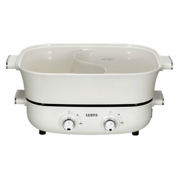 SAMPO聲寶 6.2L大容量雙調溫饗食鴛鴦鍋(TQ-LA65W)