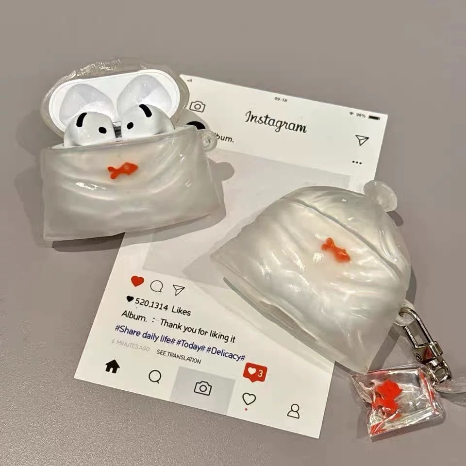 <快速出貨> 水晶晶小金魚 耳機保護殼