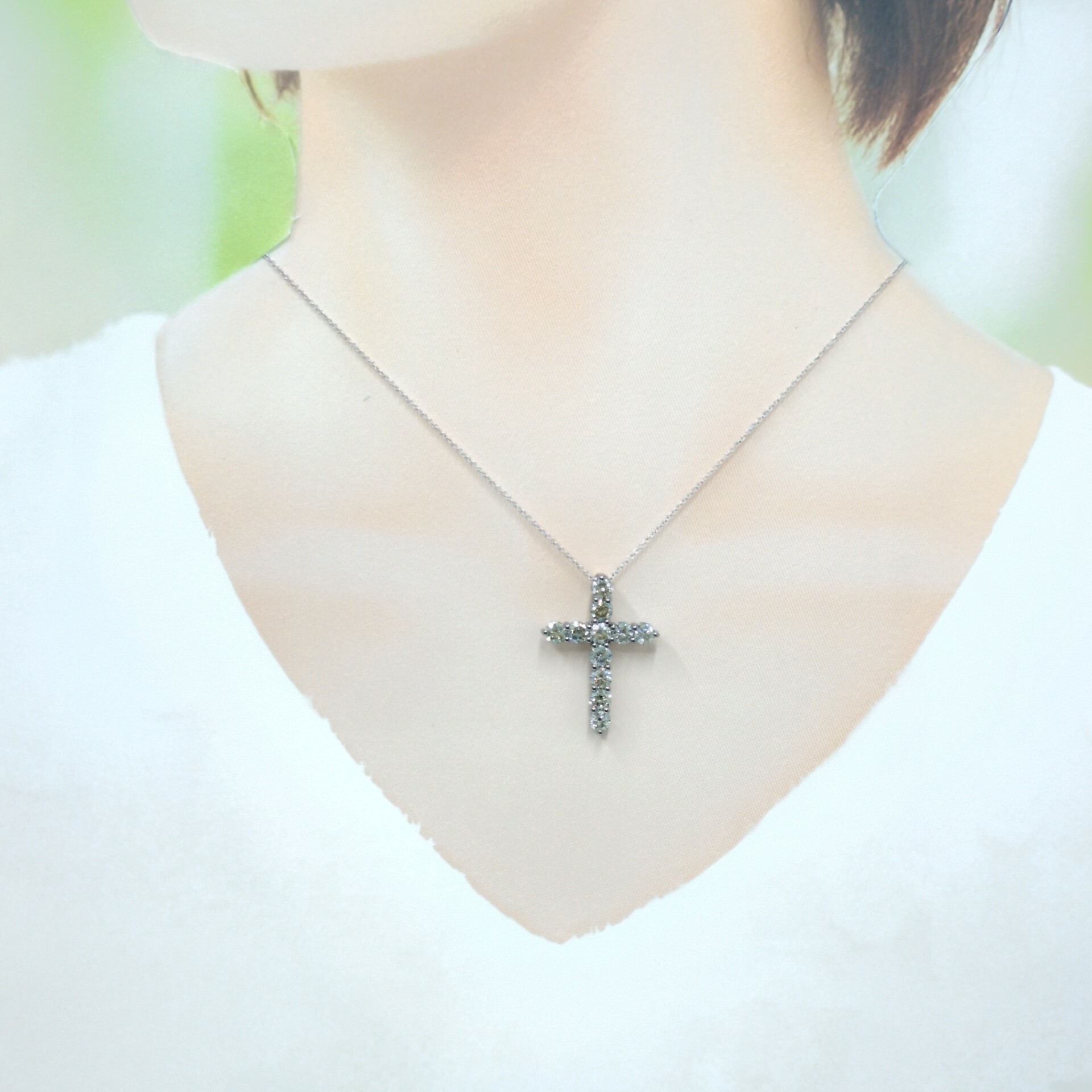 18K Black Gold 2.44ct Diamond Pendant