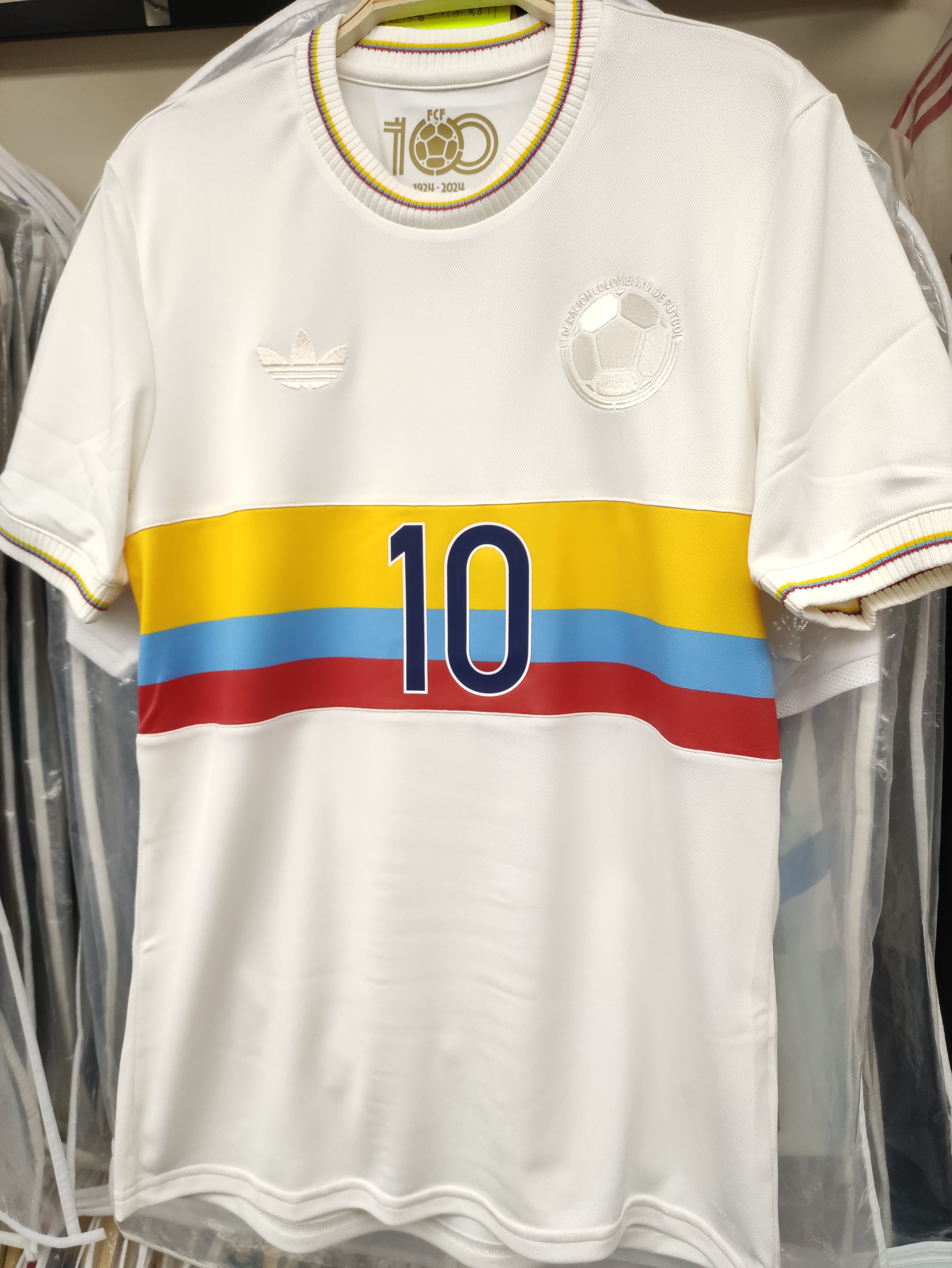 2024哥倫比亞國家隊100周年特別版球衣