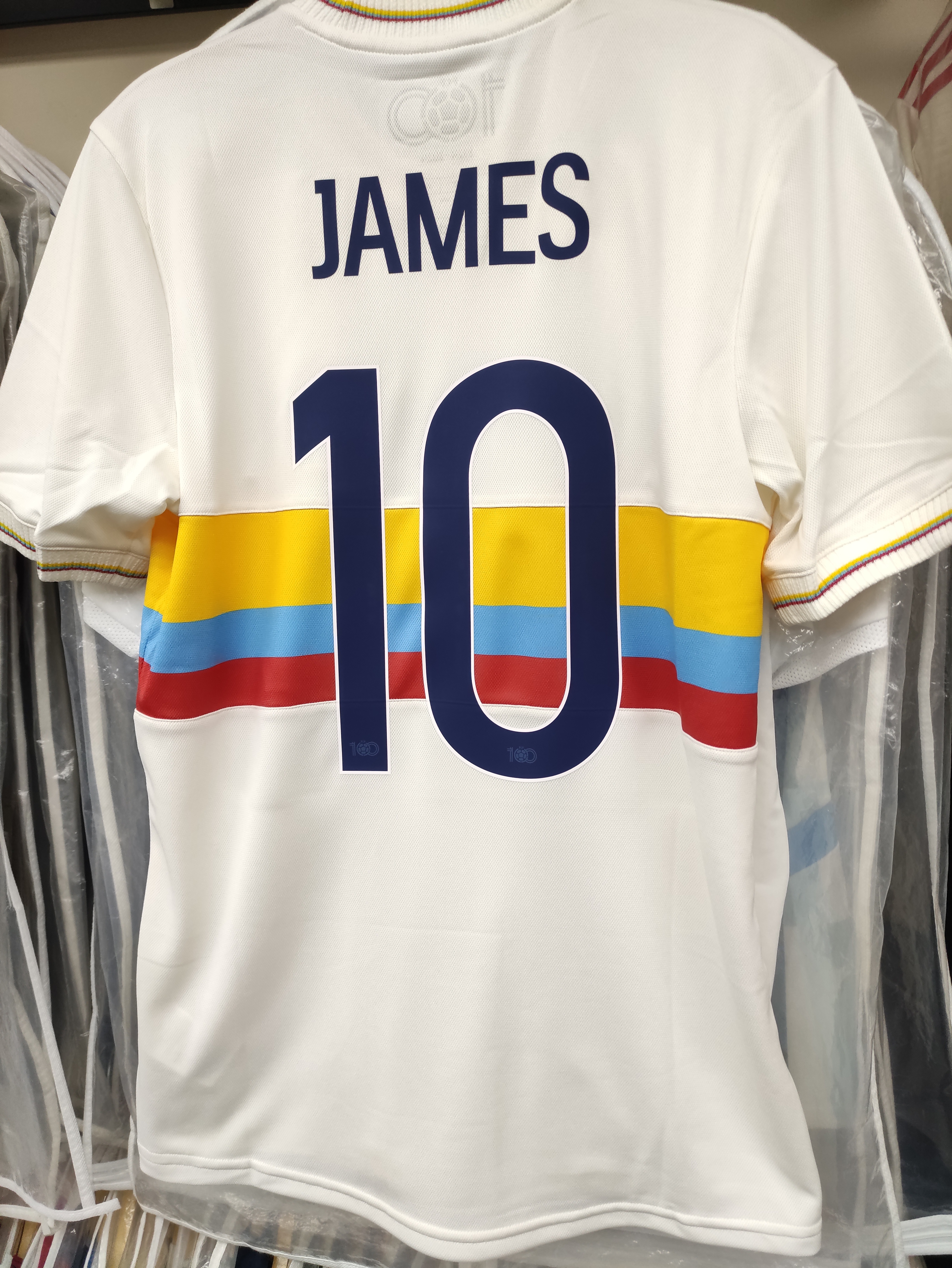 2024哥倫比亞國家隊100周年特別版球衣