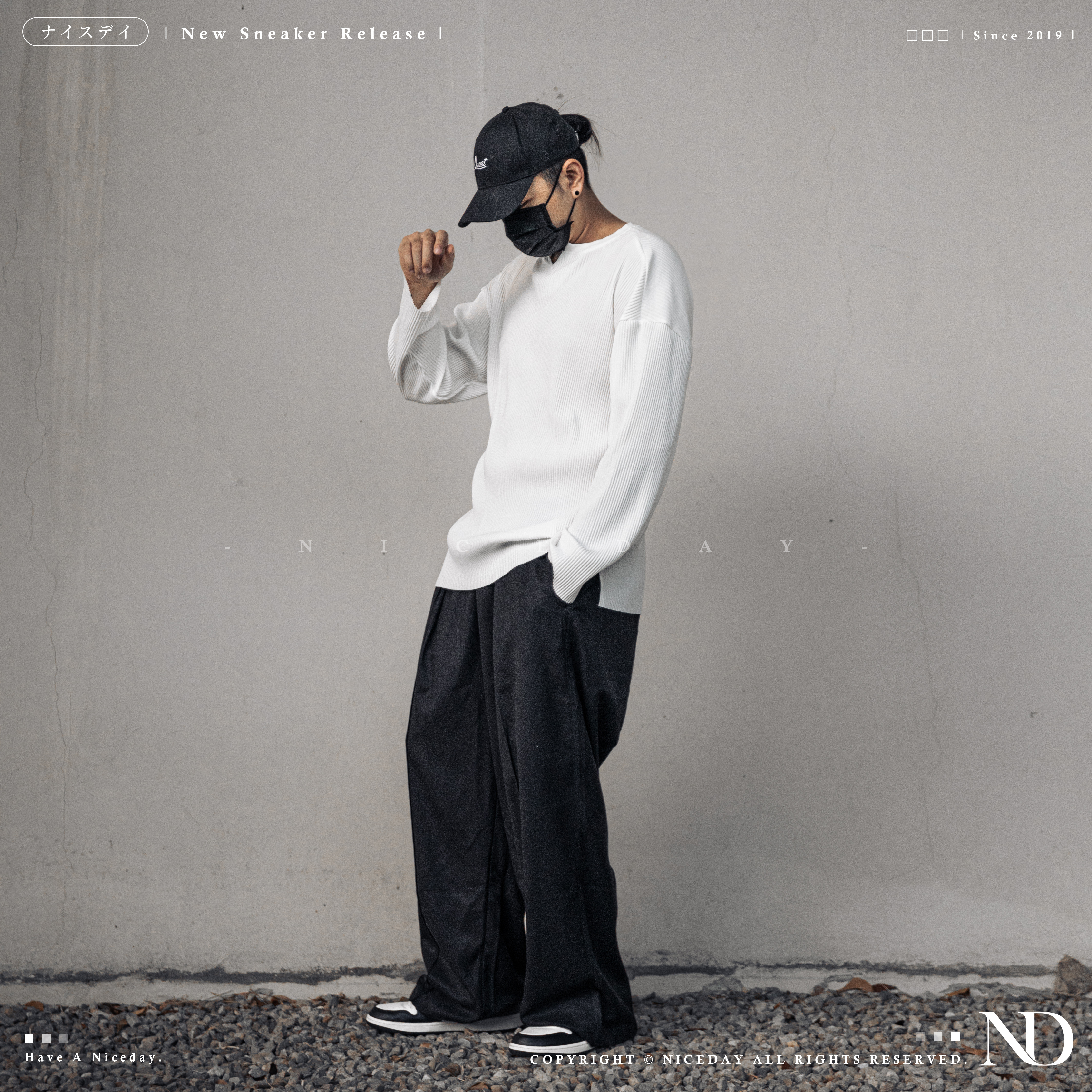 【 零碼出清 】冰絲長袖 V領 皺褶 寬鬆 垂墜感 高級感  白色