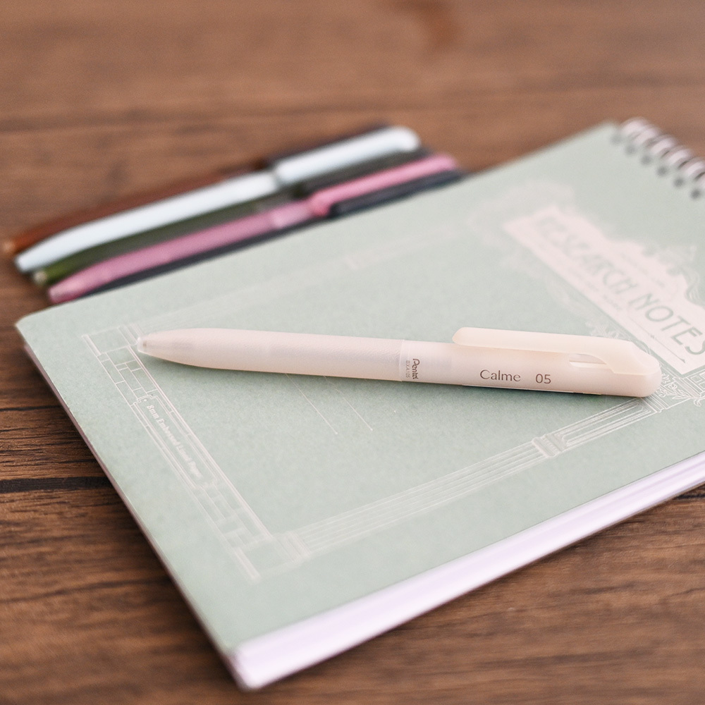 Pentel Calme Relaxed Forest 限量透明 原子筆、三色筆、三用筆