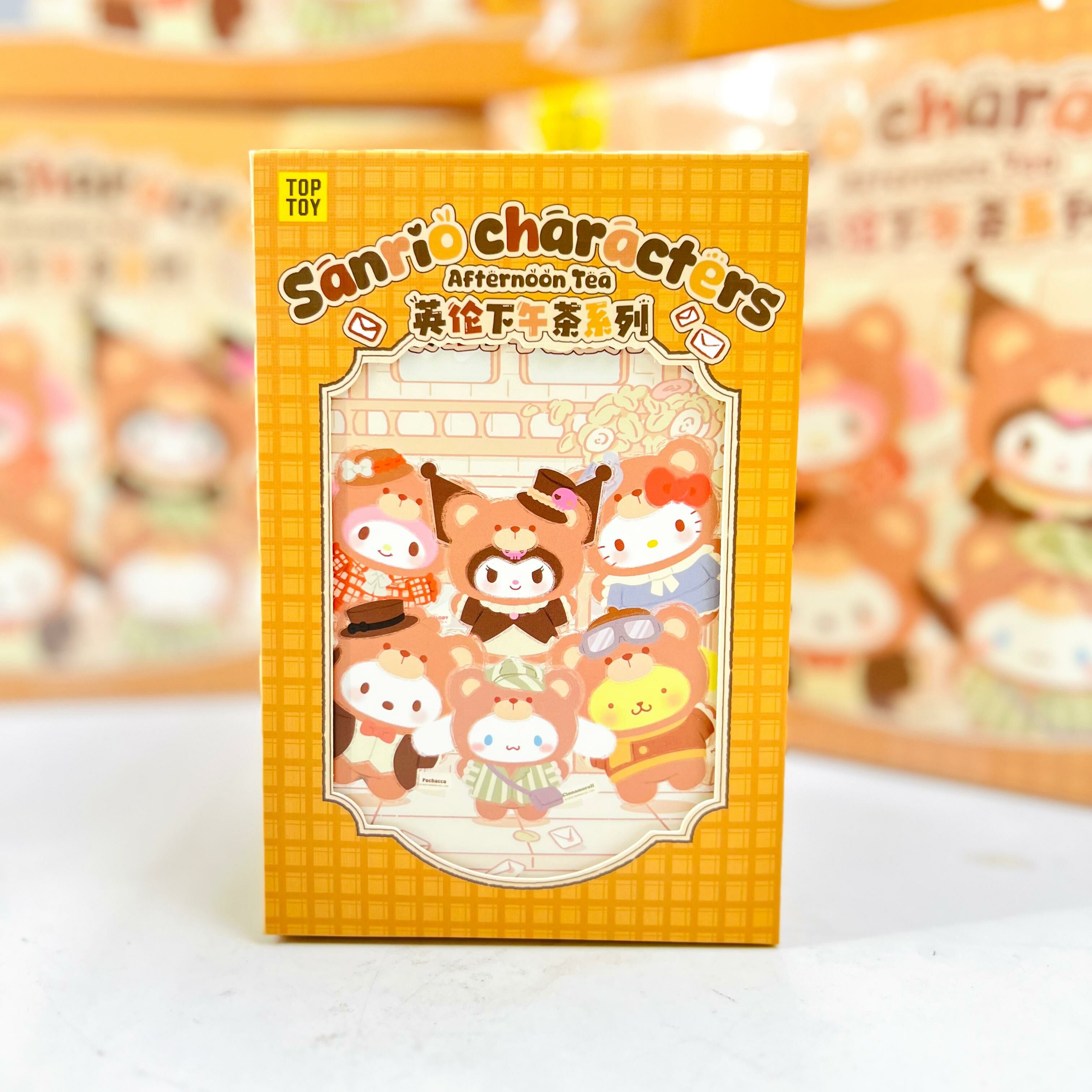 Sanrio Characters  Afternoon Tea 搪膠毛公仔盲盒 (TOPTOY)