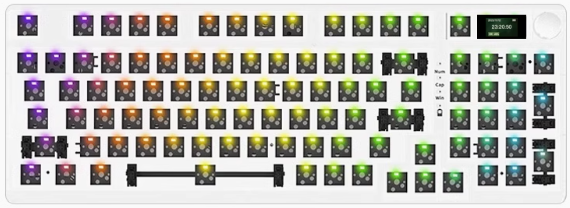 （2026新年限時優惠）C98 Pro 三模機械鍵盤 (套件)(平行進口)(送青軸!!!!!!)