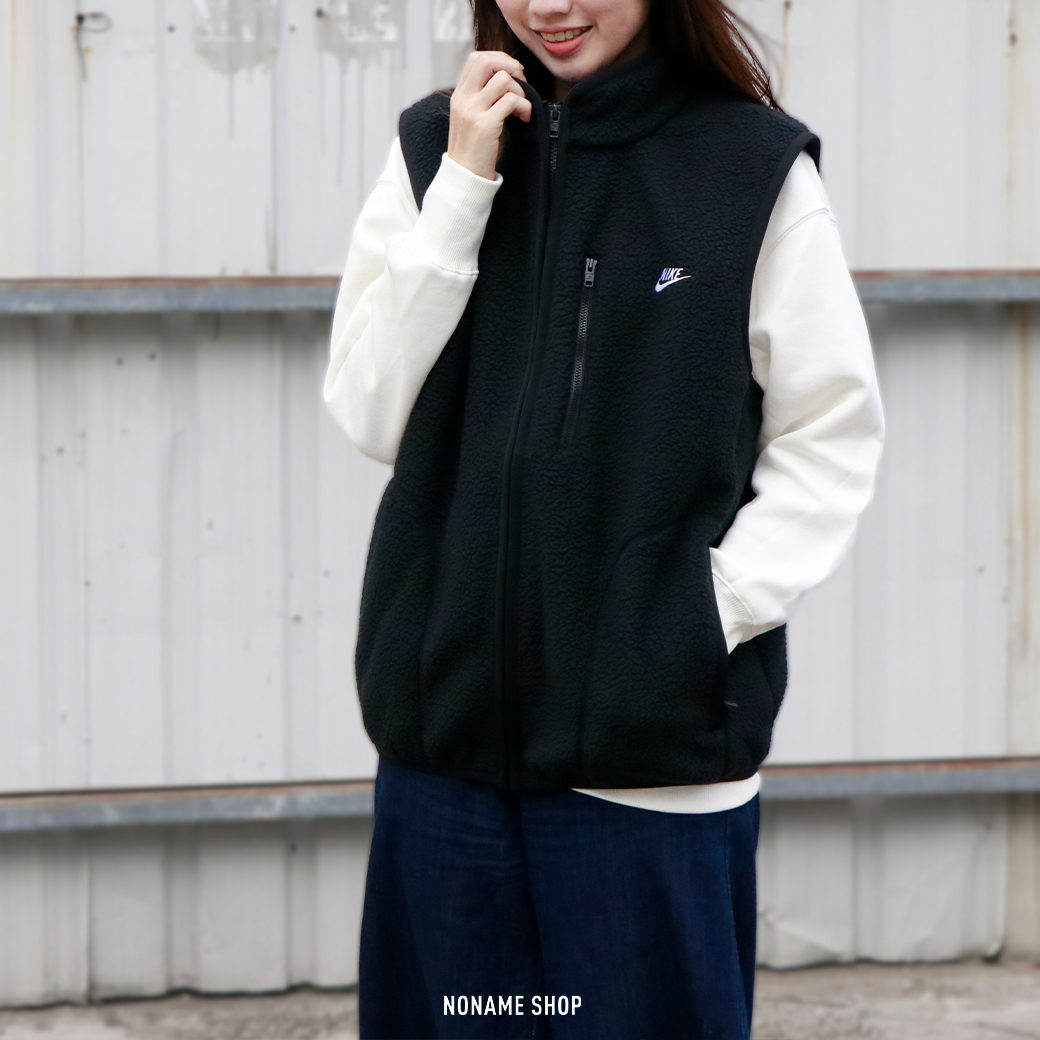 NIKE CLUB 搖粒絨 保暖 字勾 背心 兩色 (男款)