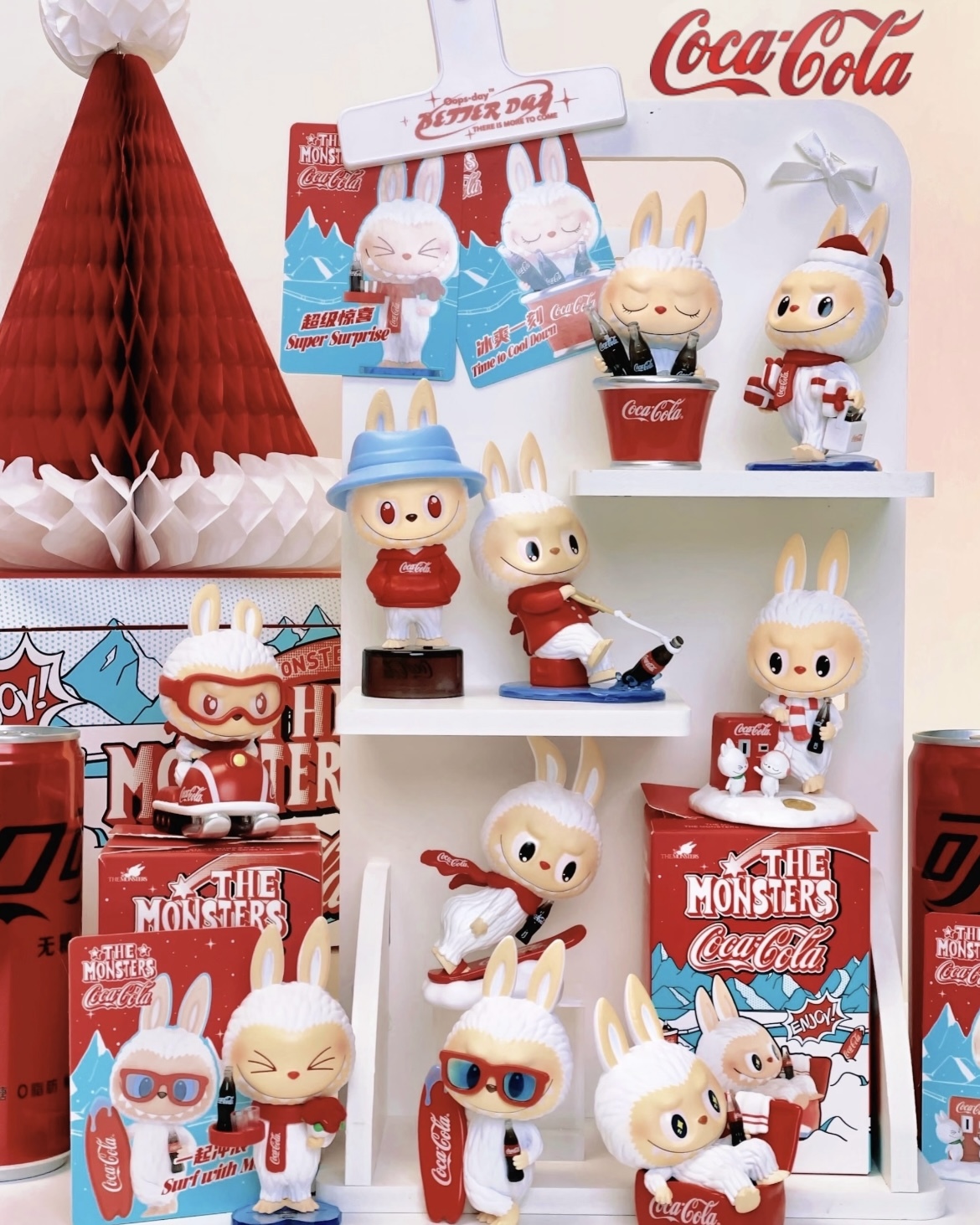 The Monsters Labubu 泡泡瑪特 拉布布 可口可樂 玩具 公仔 聯名 盲盒