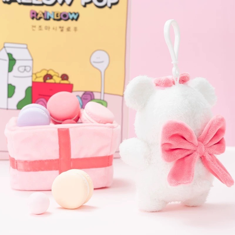 iSNEAKERS | 線條小狗 Maltese 禮物盒吊飾 娃娃