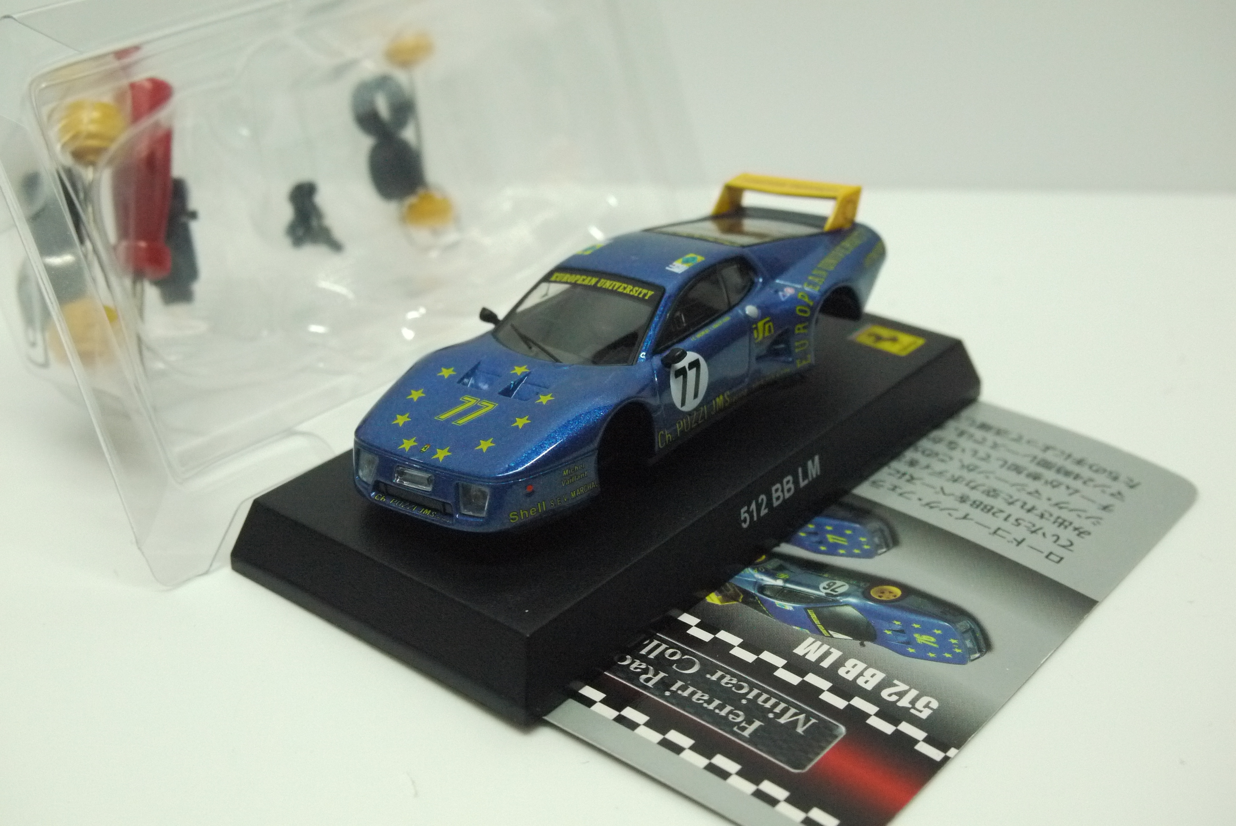 KYOSHO FERRARI 512 BB LM BLUE #77