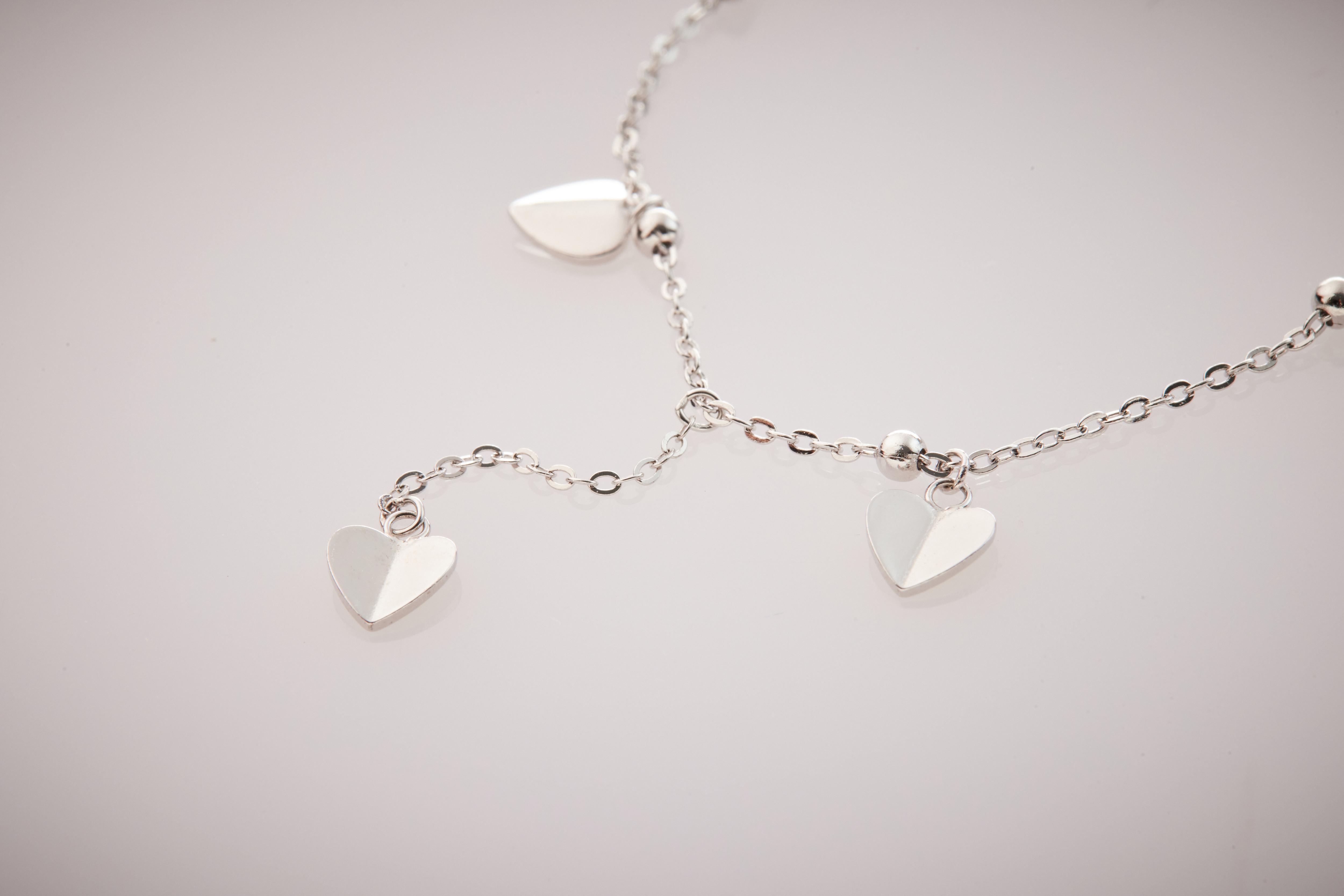 B279 |純銀愛心手鍊