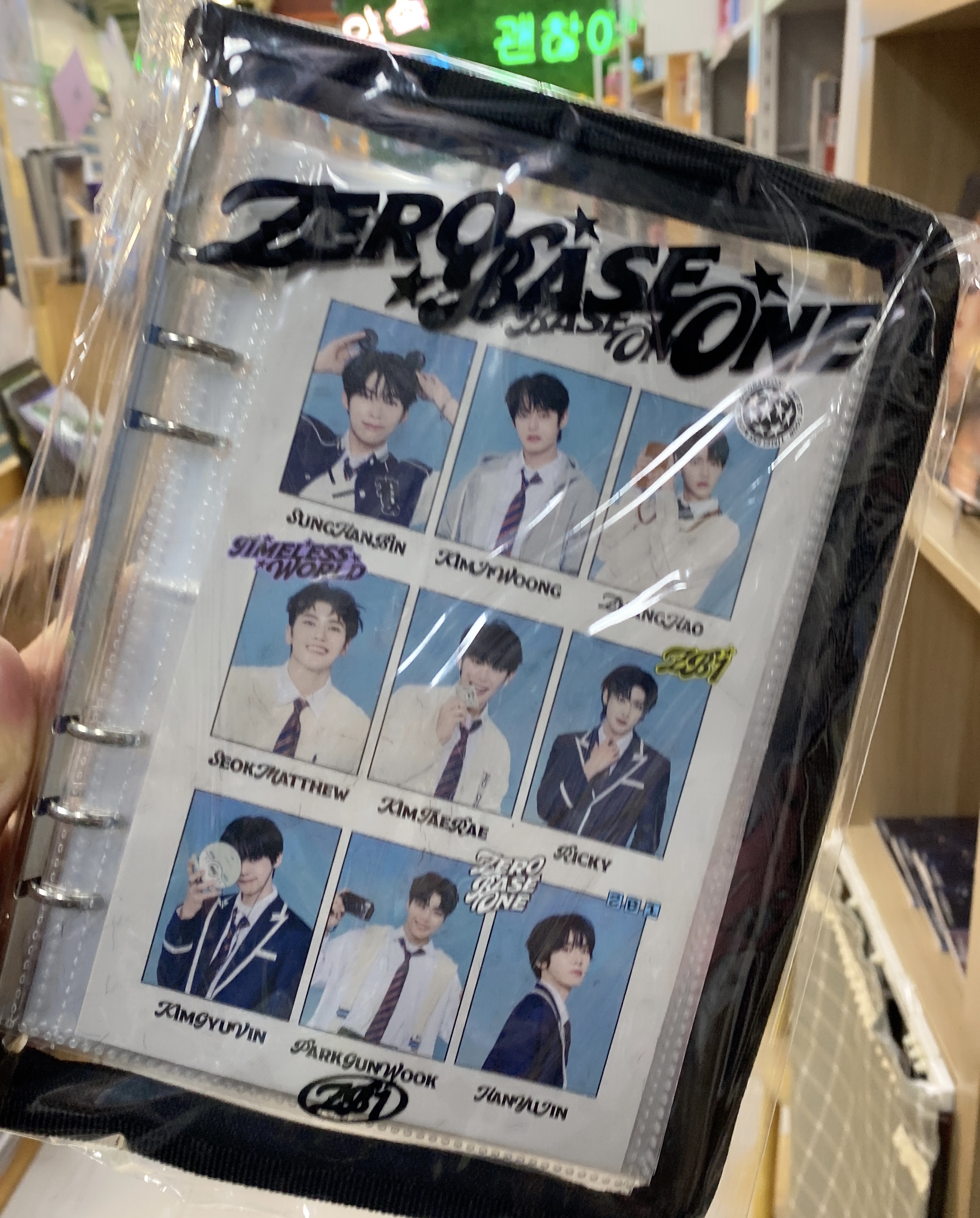 ZB1 Timeless world tour photo card collect book