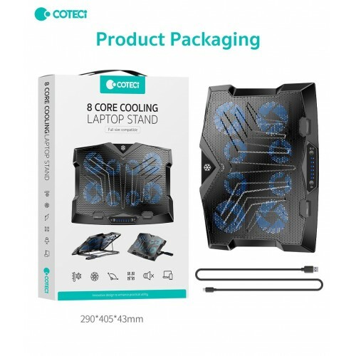 COTECI 8 CORE LAPTOP COOLER STAND
