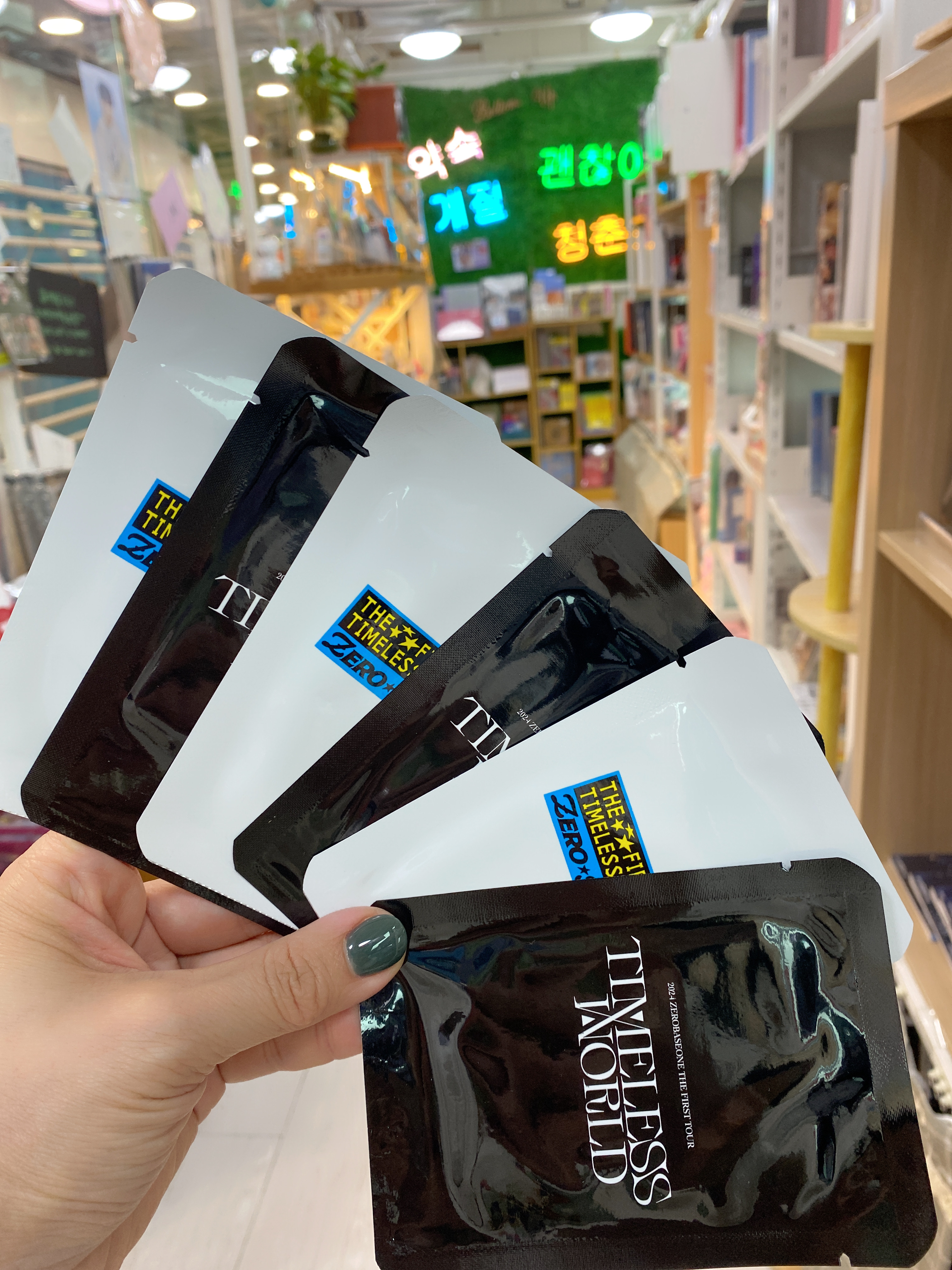 ZB1 Timeless world tour trading card