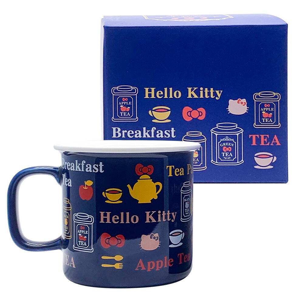 日本 HELLO KITTY VIVITIX 午茶系列 陶瓷 馬克杯