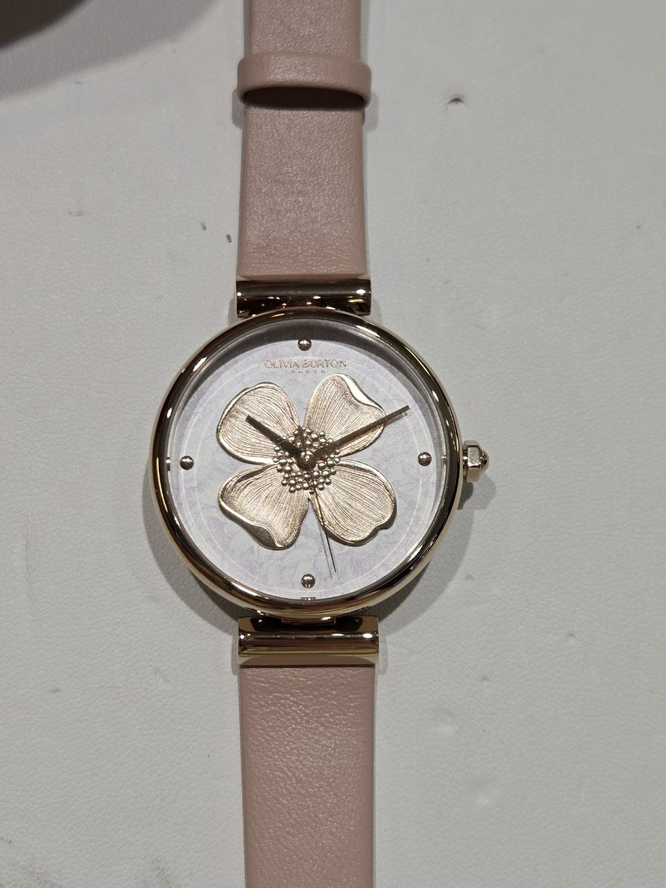 [S] LUXURY WATCH OLIVIA BURTON 24000094 SIGNATURE 36MM DOGWOOD T-BAR ROSEGOLD & BLUSH PINK, 885997537841 (SZZ506)