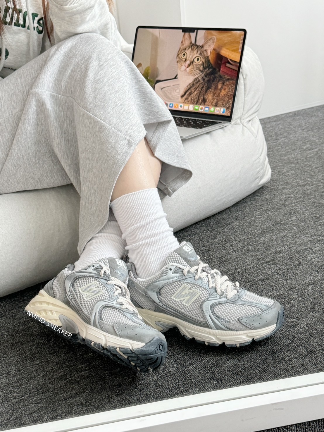 New Balance 530 髒髒灰藍